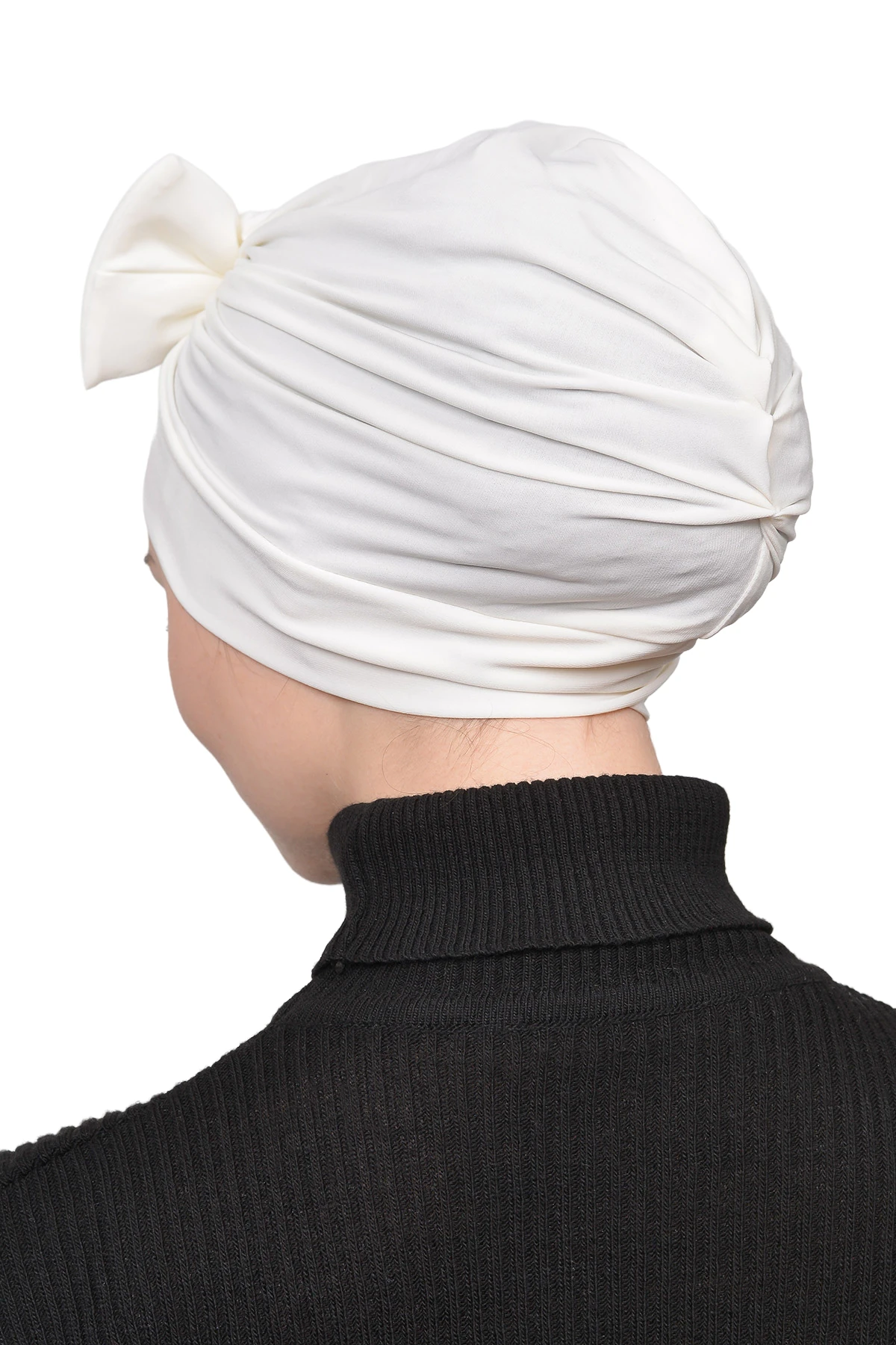 Fiyonklu Çift Yönlü Çapraz Tesettür Bone