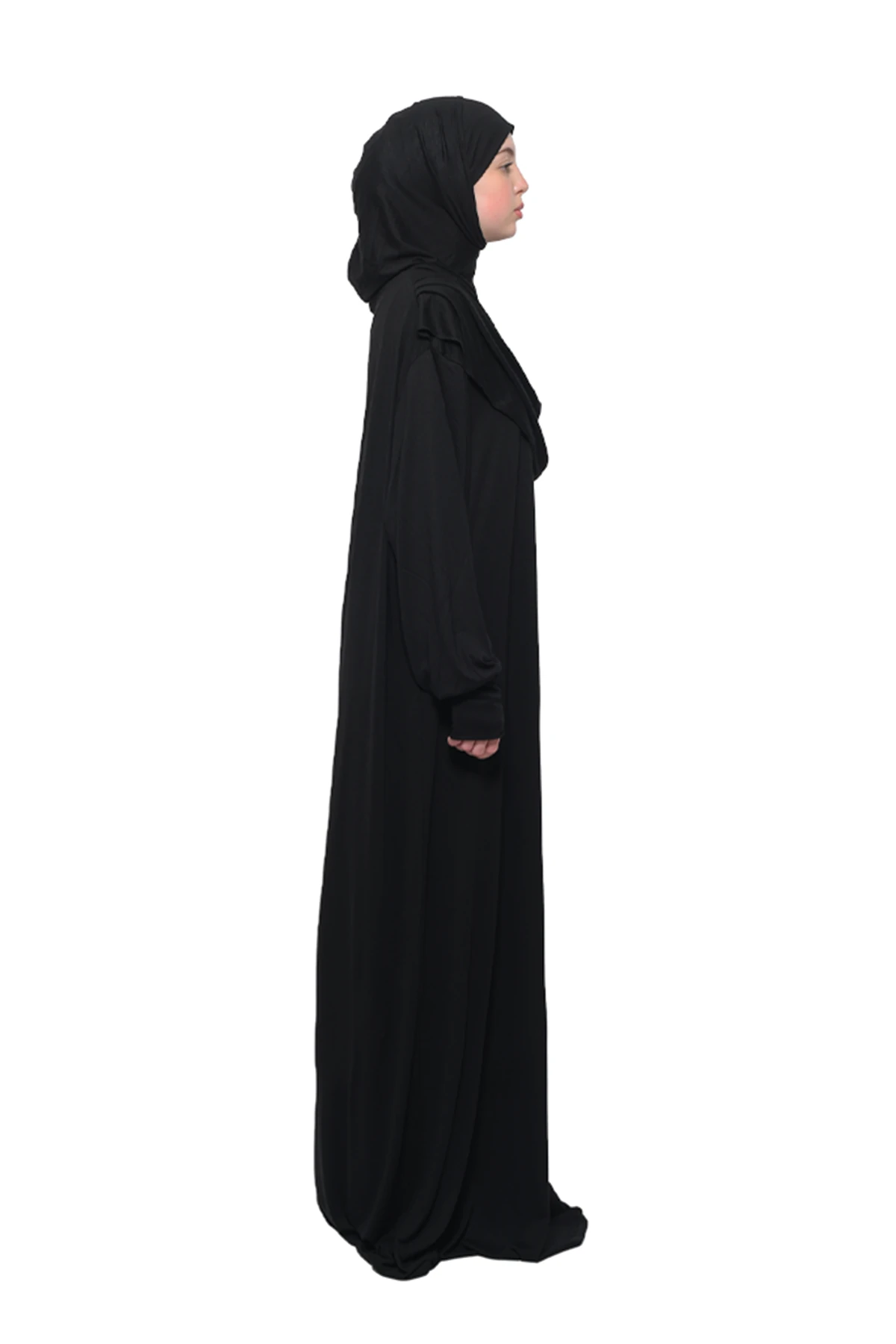 One-Piece Organic Cotton Hijab Prayer Dress 