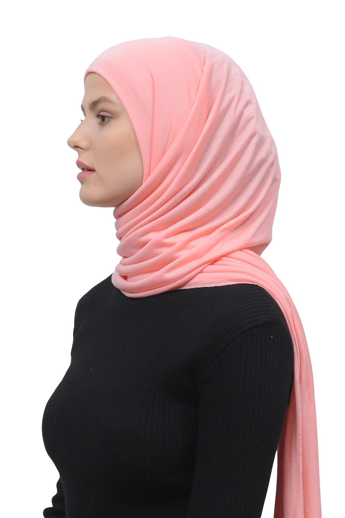 Tesettür Penye Şal Düz