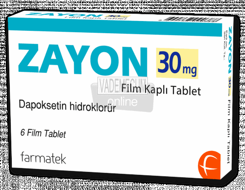ZAYON 30 MG 6 FTB
