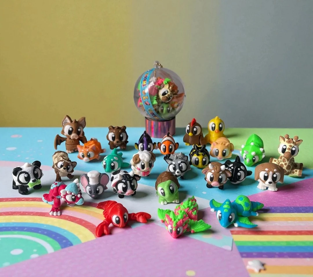 Twiggel 5’li - süpriz oyuncaklar - 3D baskı main variant image