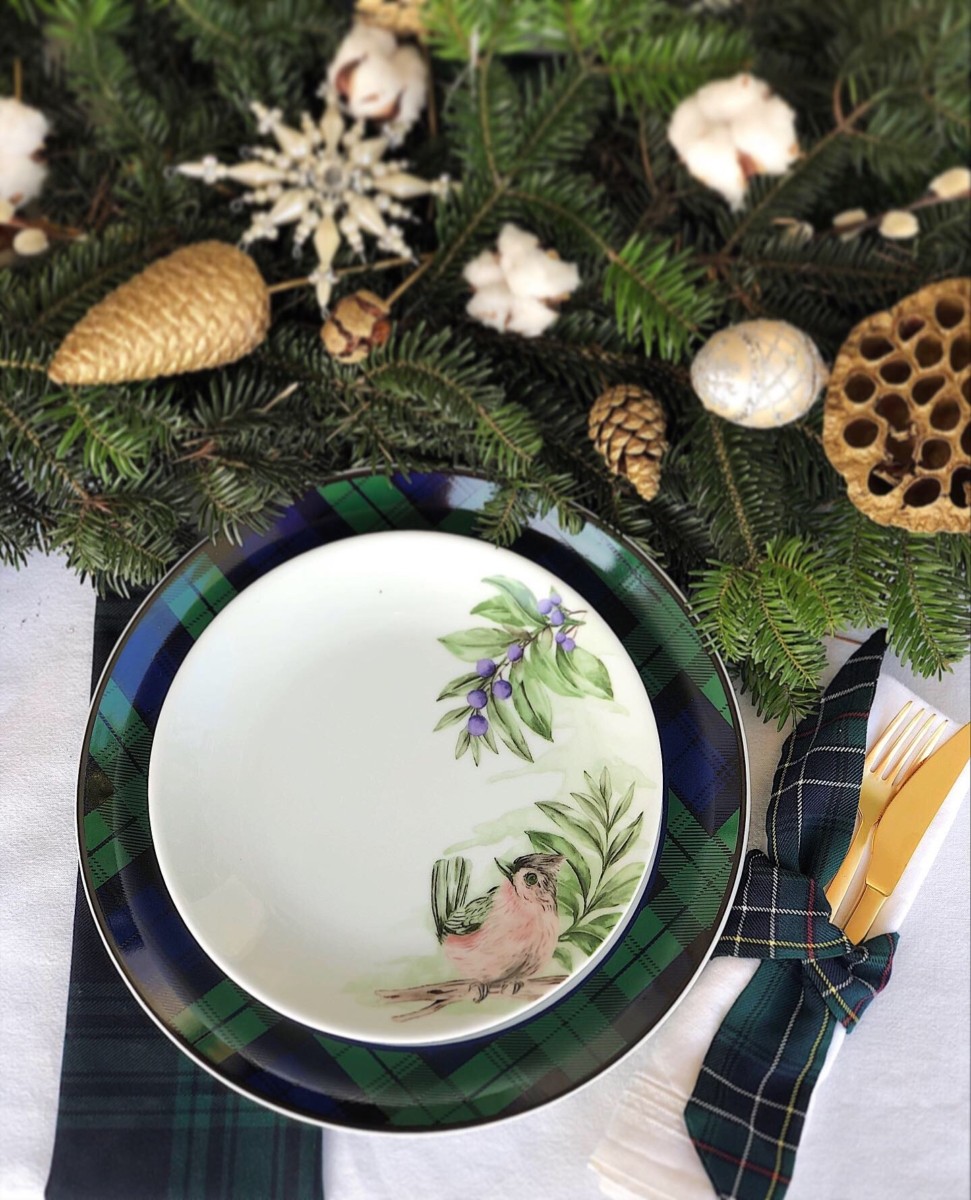 Wintertale Collection Porselen Tatlı Tabağı