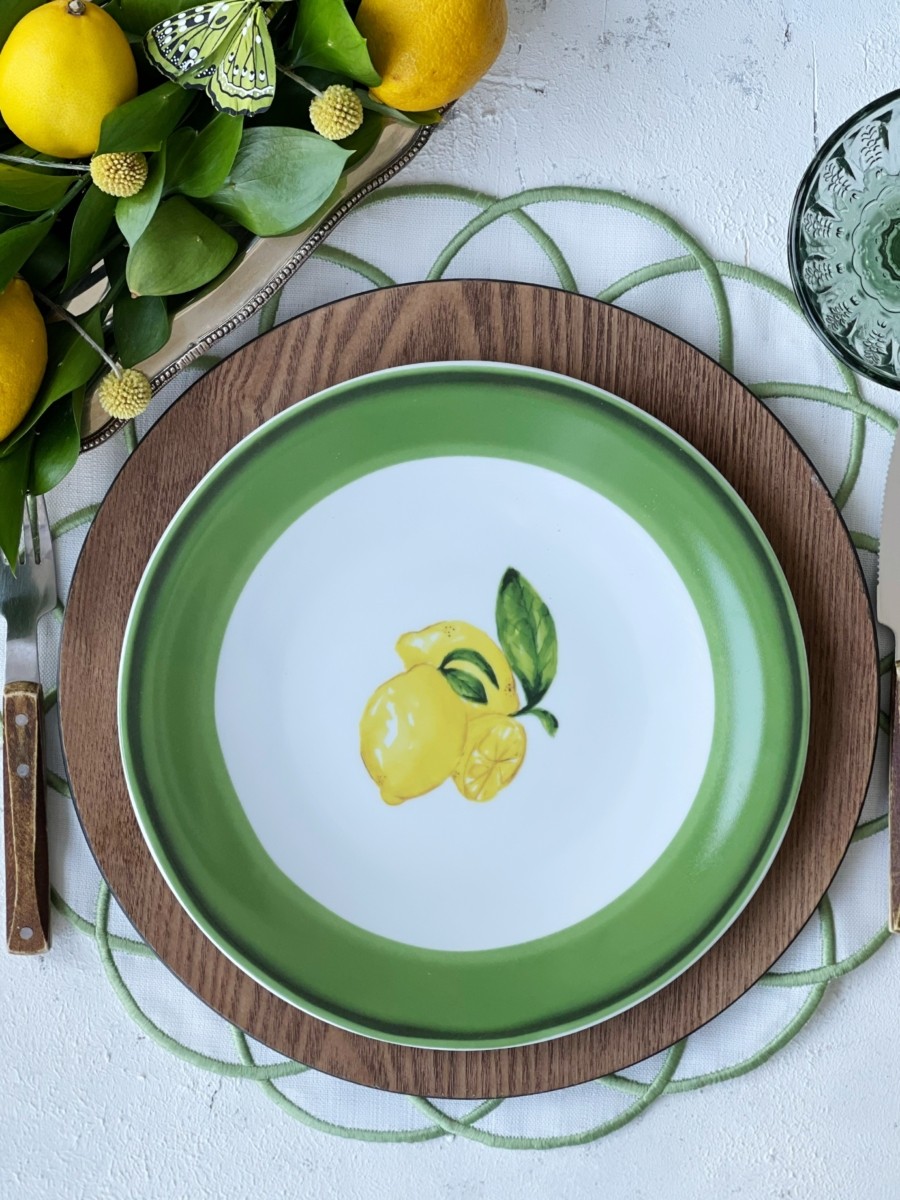 Citrus Collection Porselen Yemek Tabağı