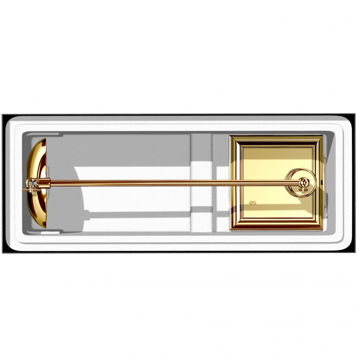 Parlak Gold Halojen Masa Lambası M-666L