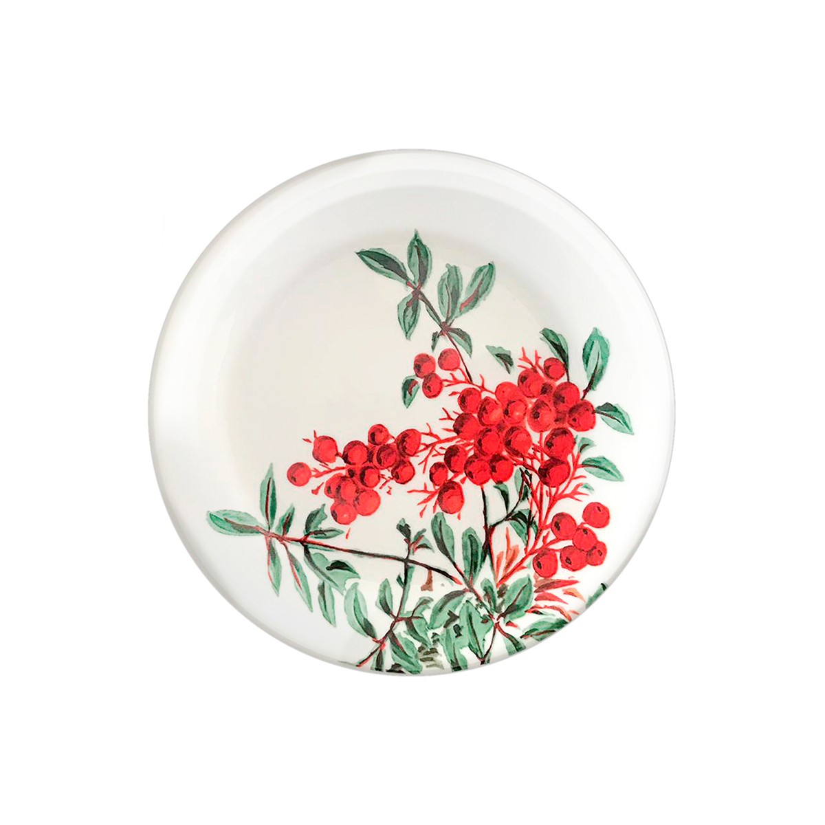 Red Berry Collection Porselen Tatlı Tabağı