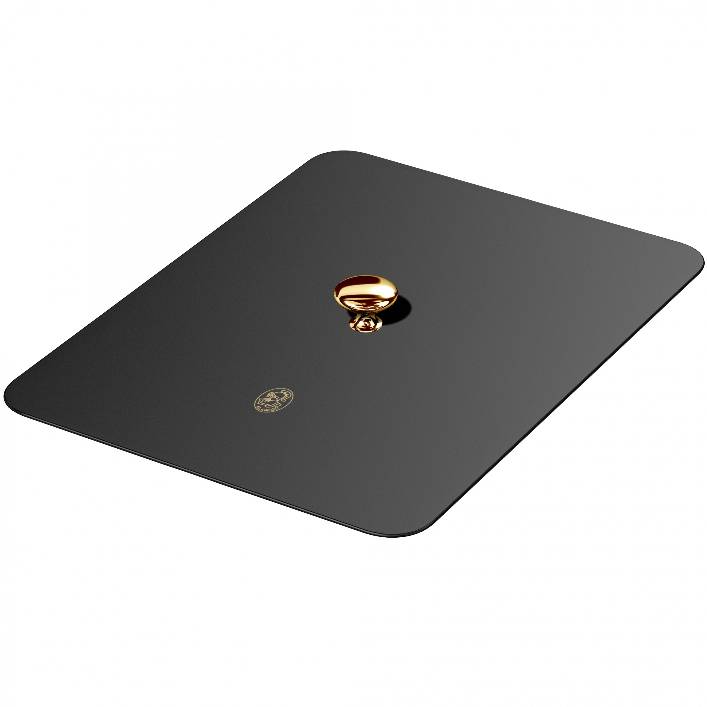 Siyah Parlak Gold Logolu Kağıtlık Kapağı M-674LN