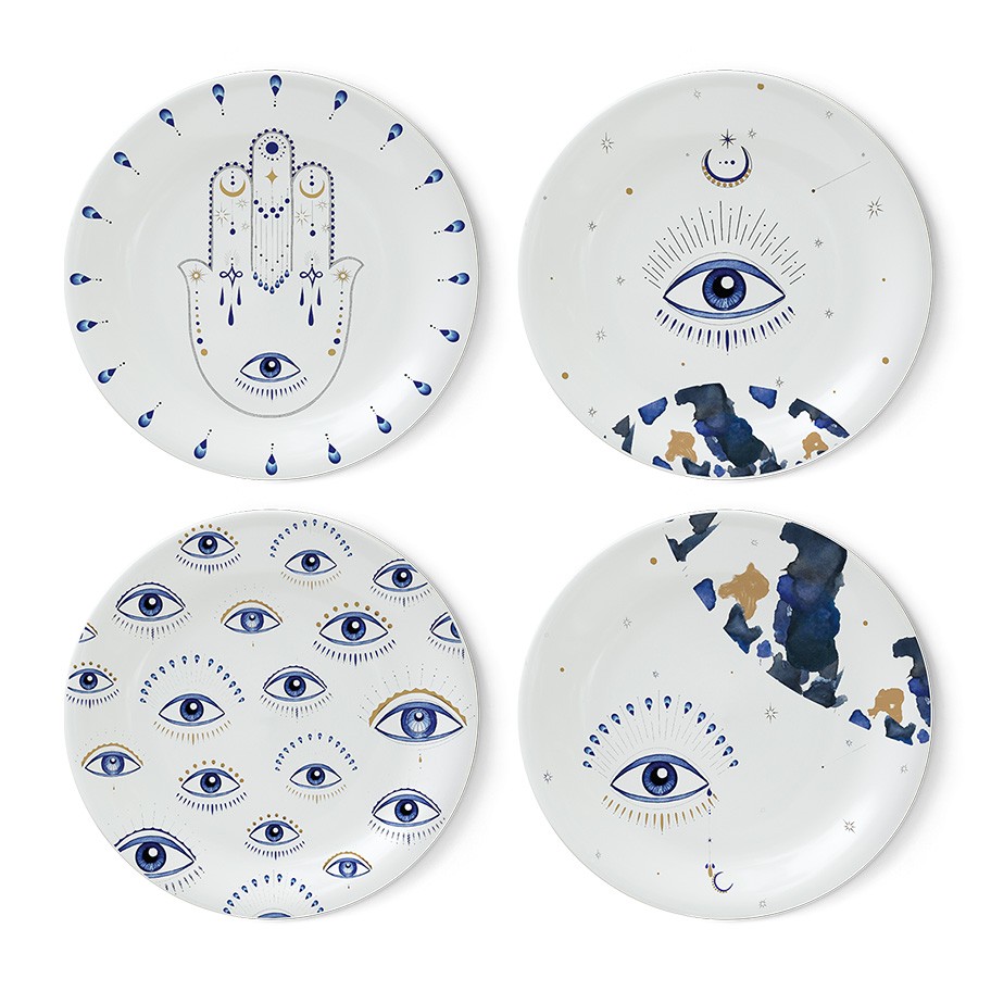Spirit Eye Collection 4'lü Tatlı Tabağı Seti