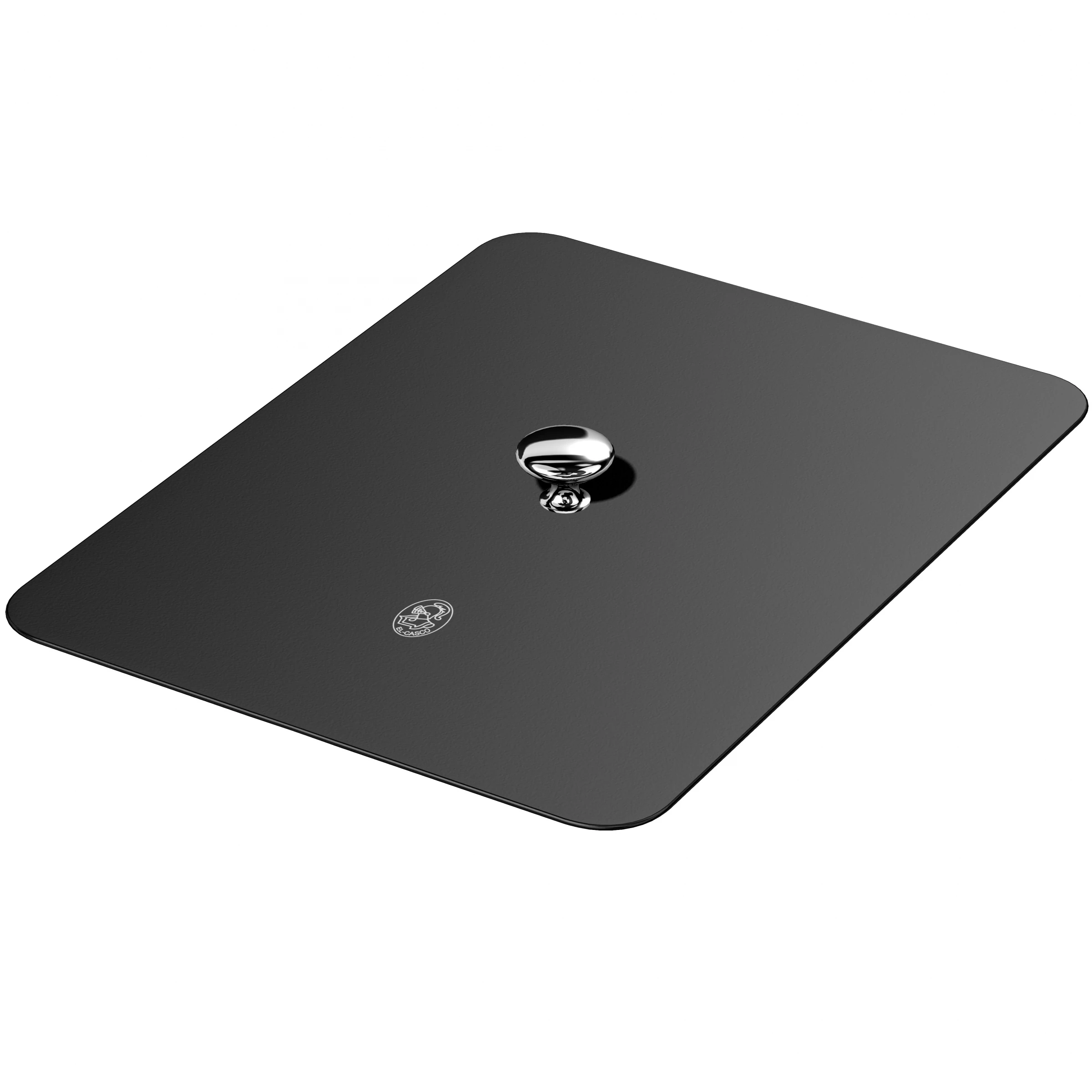 Siyah Parlak Krom Logolu Kağıtlık Kapağı M-674CN