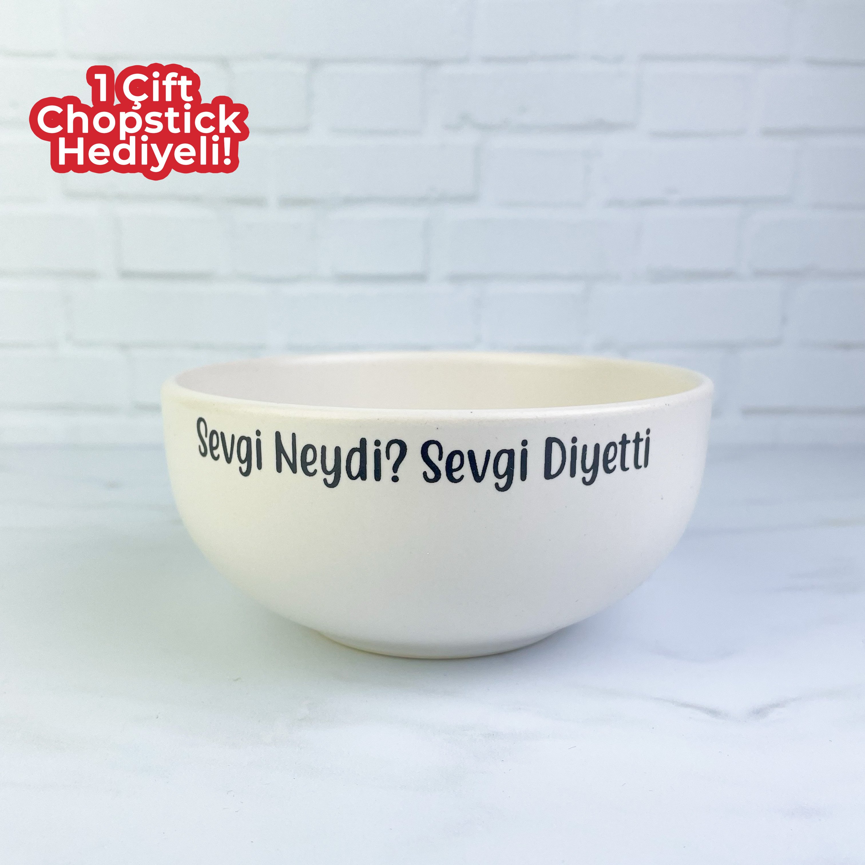 Sevgi Neydi, Sevgi Diyetti Tasarımlı Seramik Kase