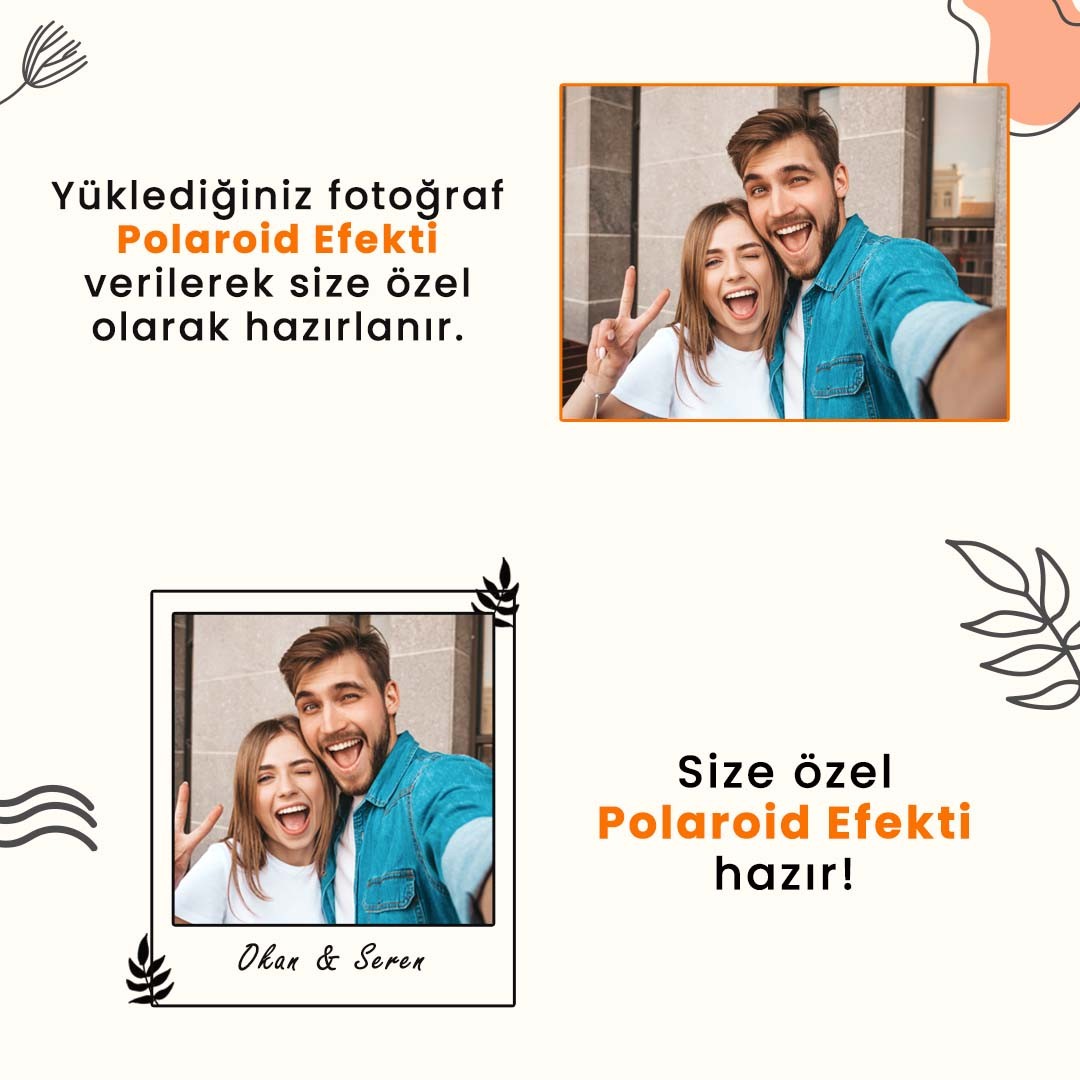 Polaroid Tasarımlı Kişiye Özel Kupa Bardak