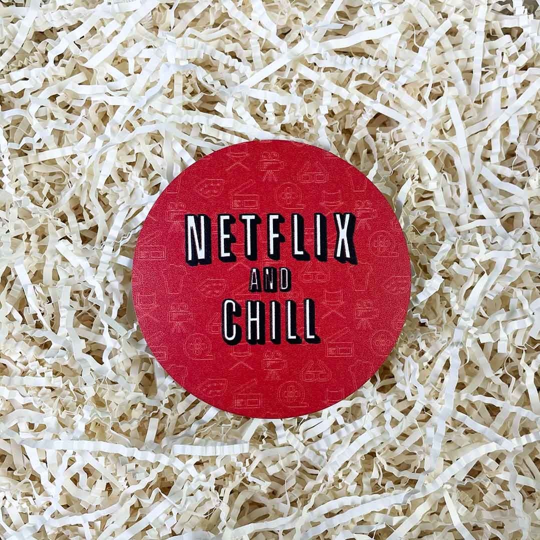 Netflix And Chill Bardak Altlığı