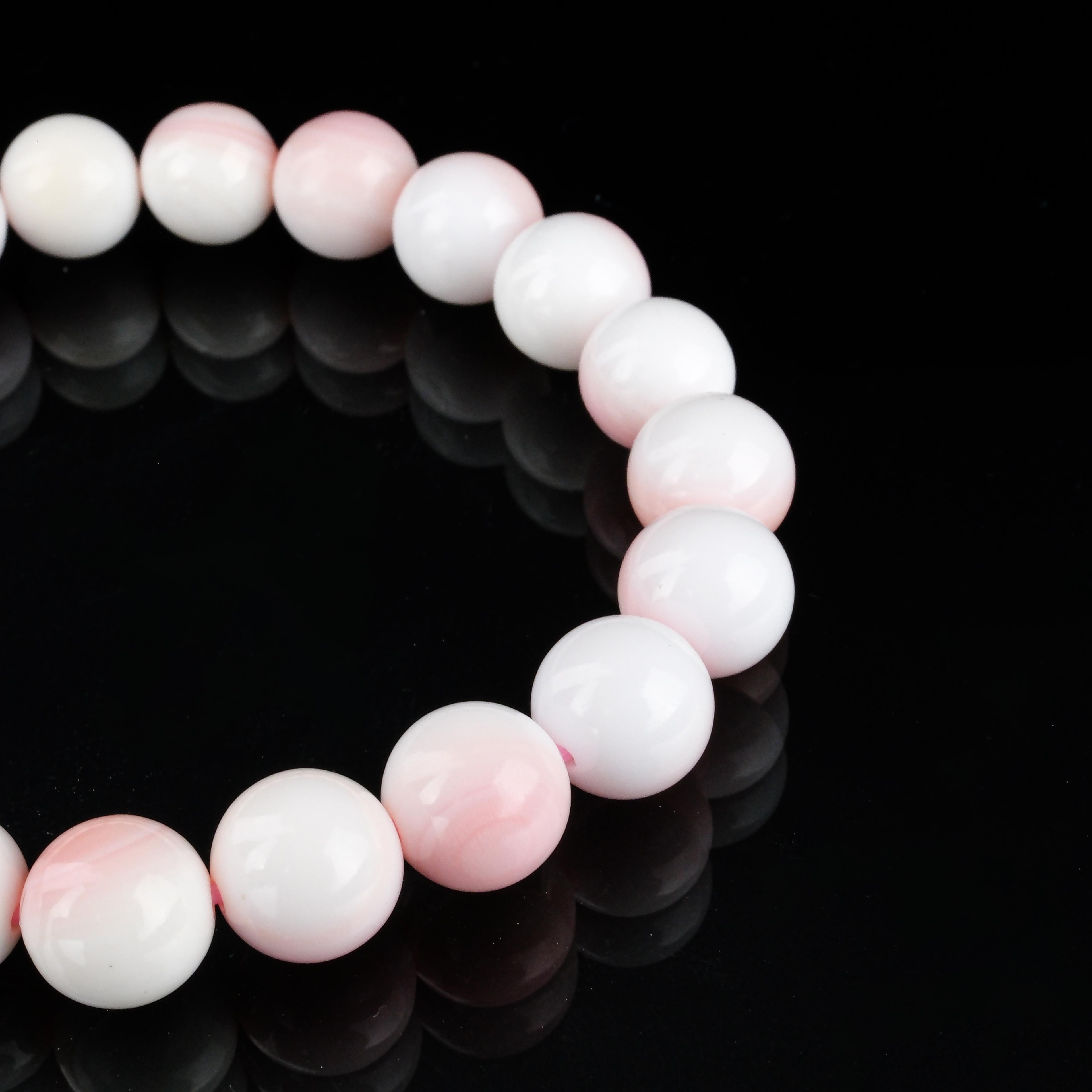 PEMBE OPAL DOĞAL TAŞ ÖZEL SERİ BİLEKLİK