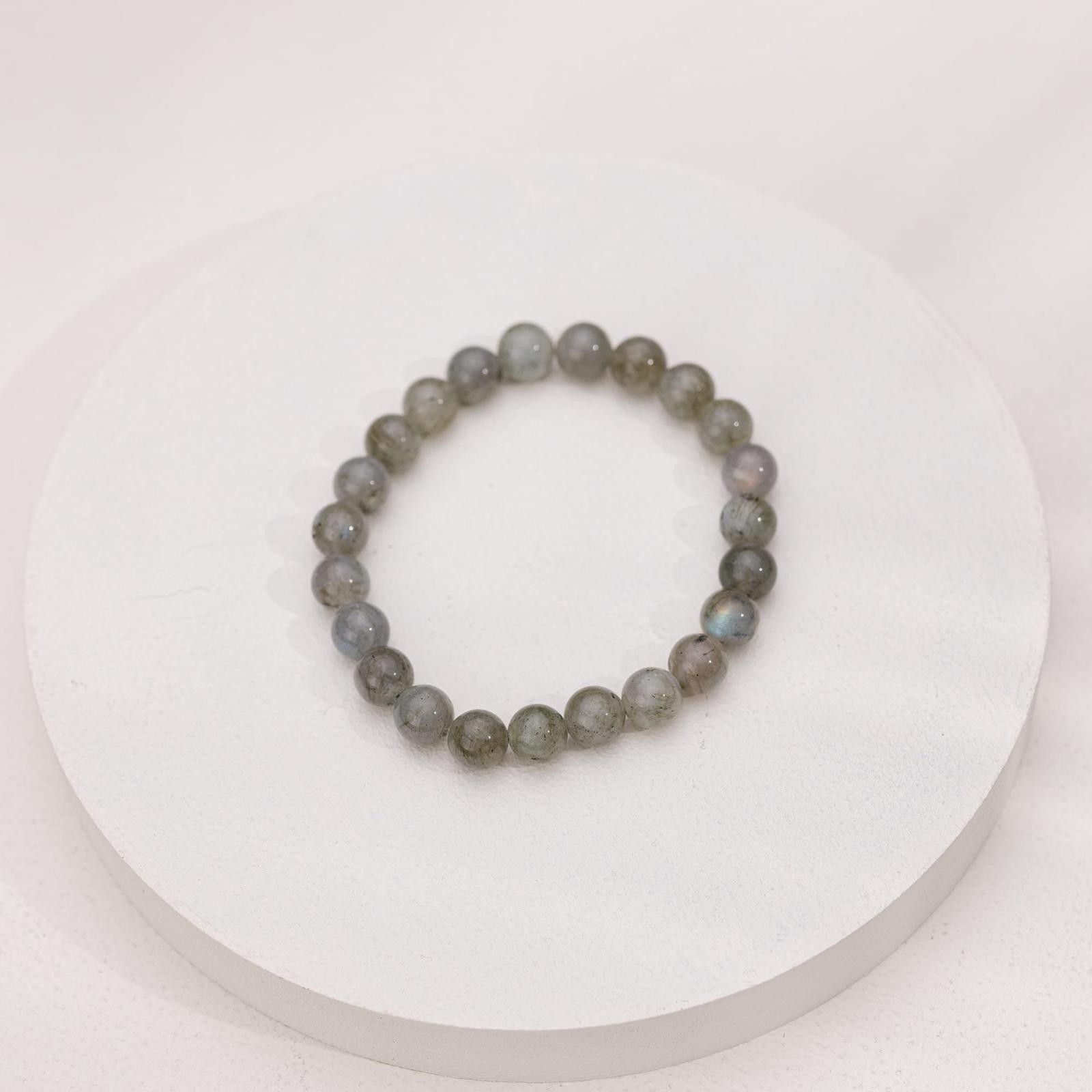 LABRADORİT DOĞALTAŞ BİLEKLİK (8mm) image