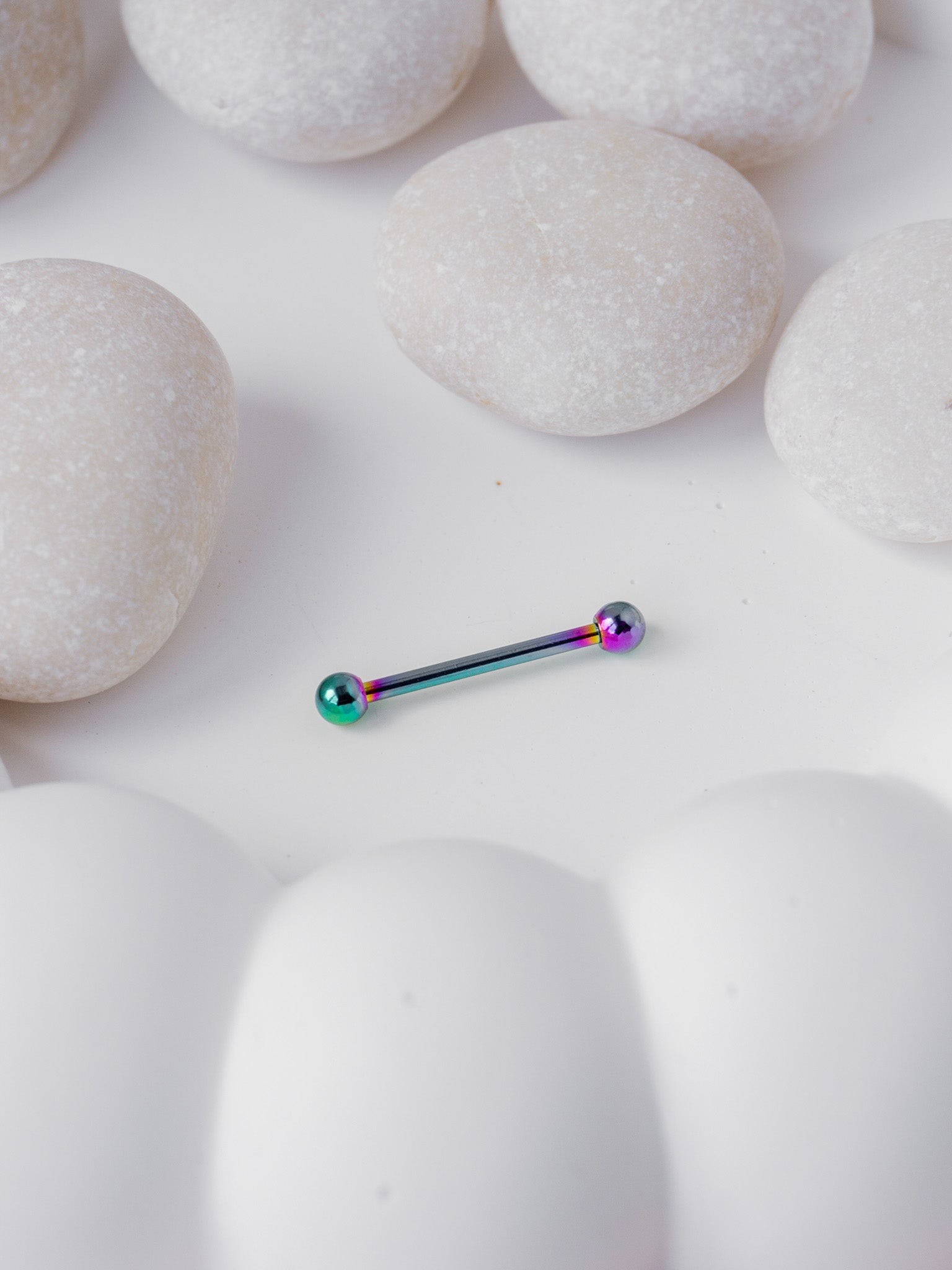 14mm Tüm Renkler Basic Nipple Piercing
