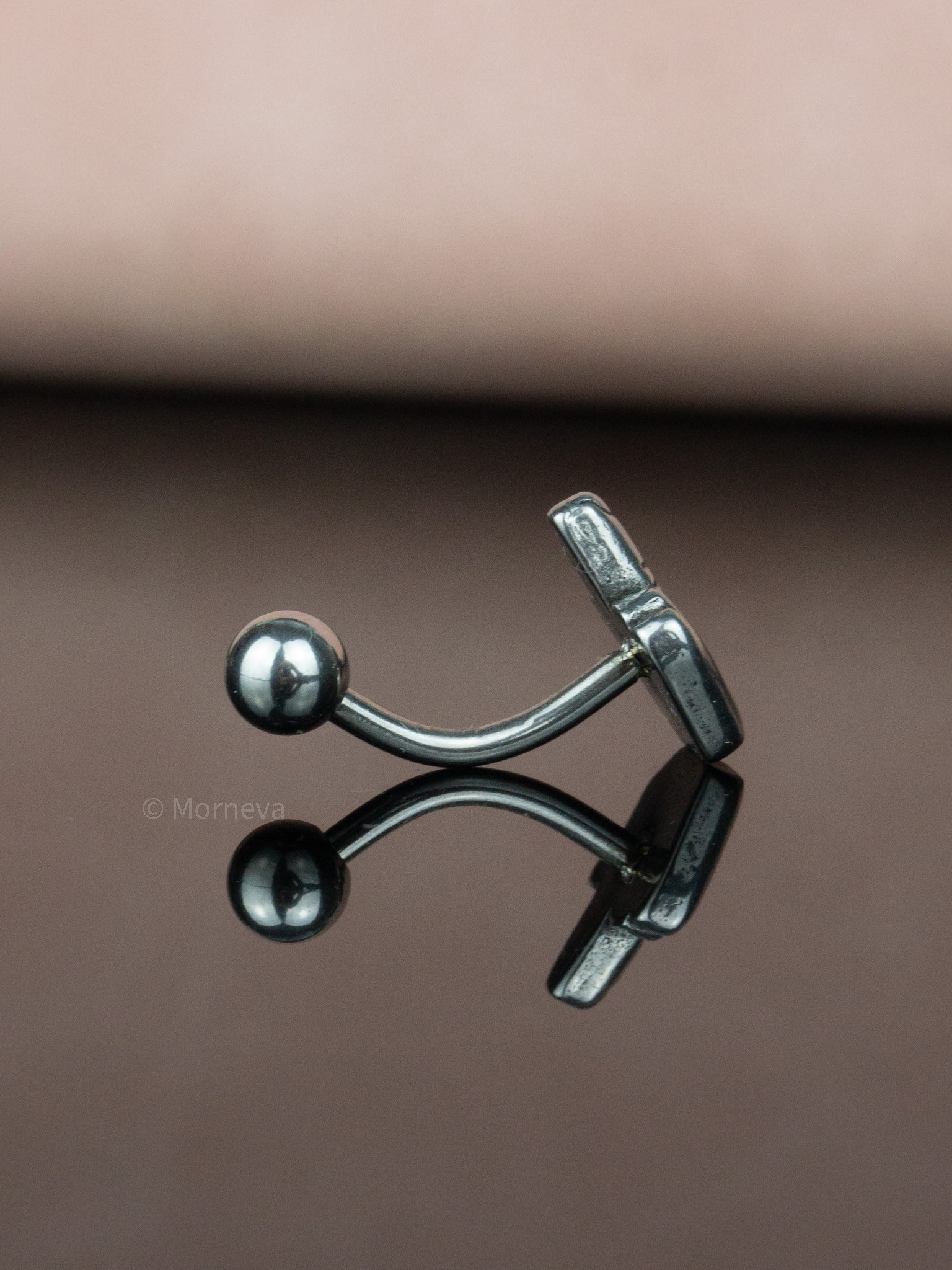 Orta Parmak Çelik Göbek Piercing