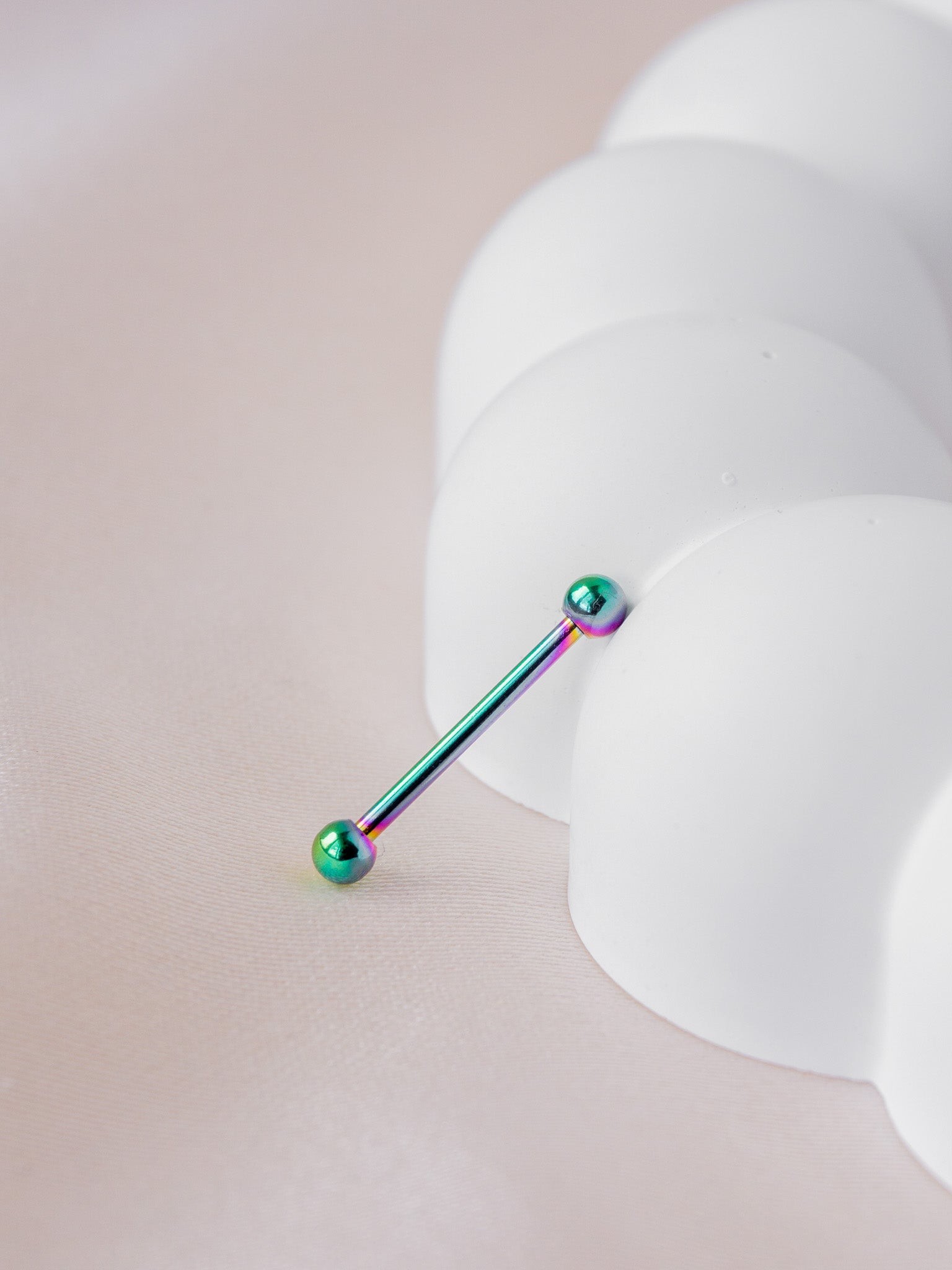 14mm Tüm Renkler Basic Nipple Piercing