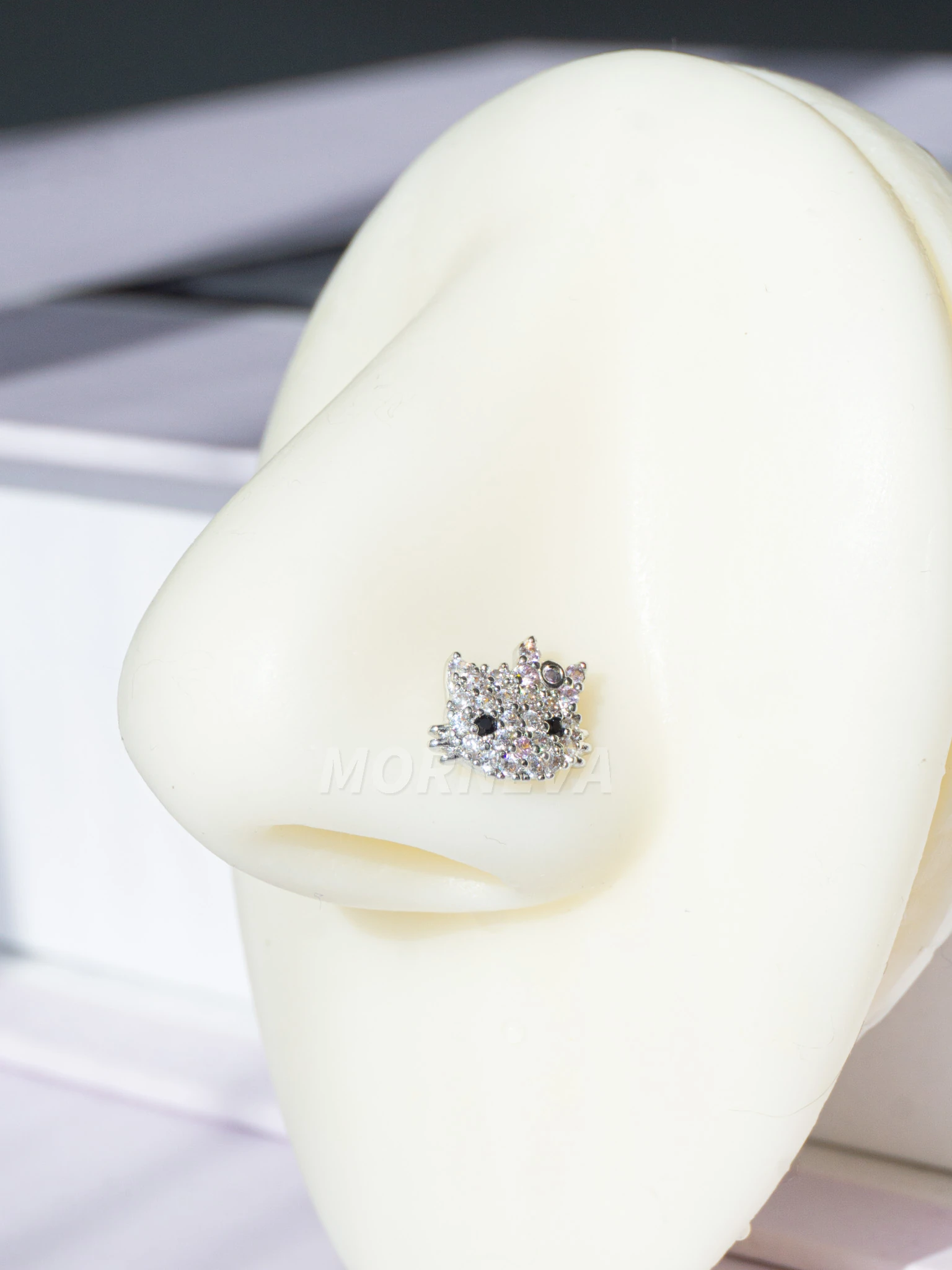 Hello Kitty Hızma Burun Piercingi (1 Adet)