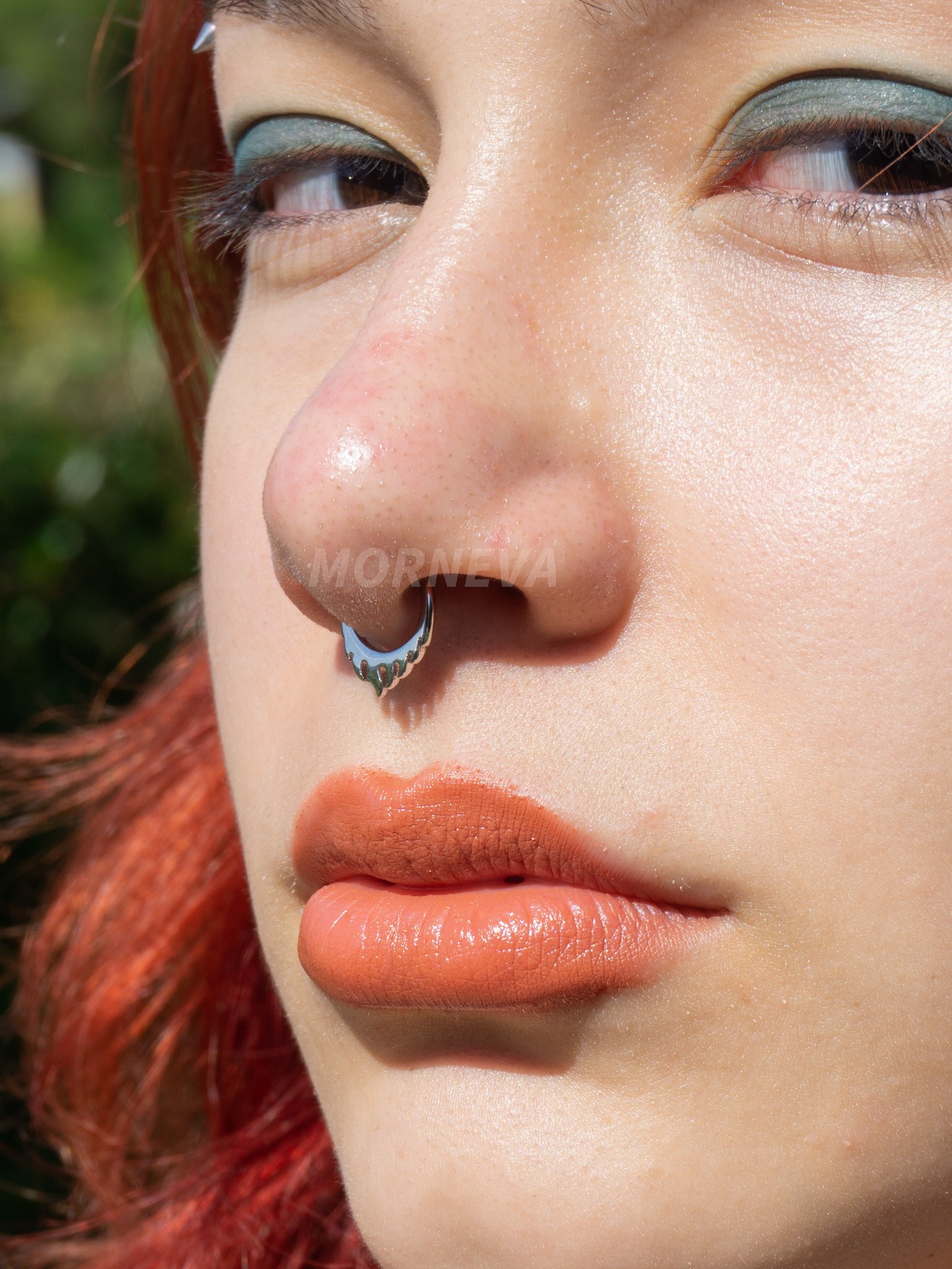 Cerrahi Çelik Ateş Sarkıtı Kilitli Halka Daith Septum Burun Piercingi