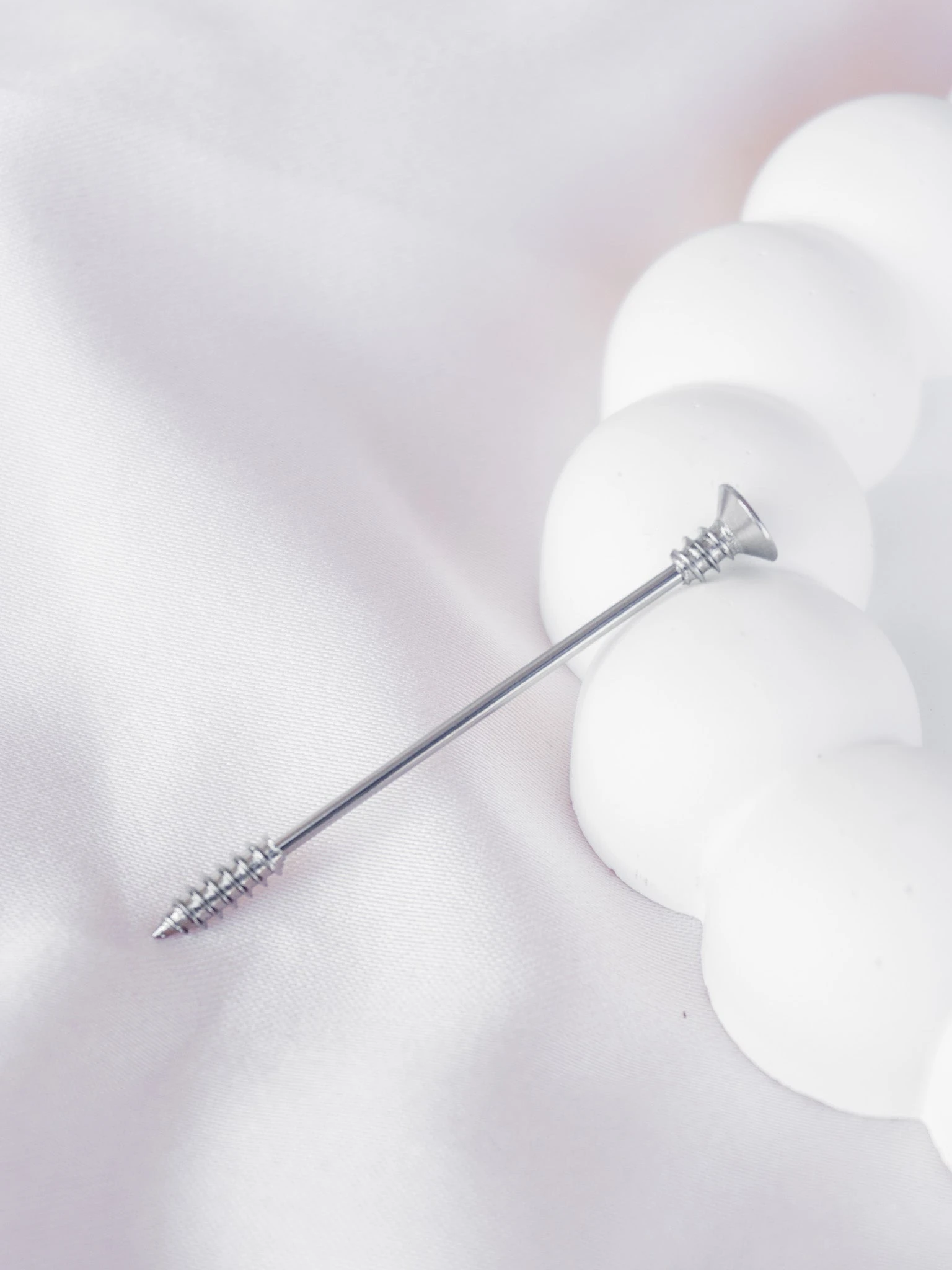 Vida Şekilli Çelik Köprü İndustrial Piercingi