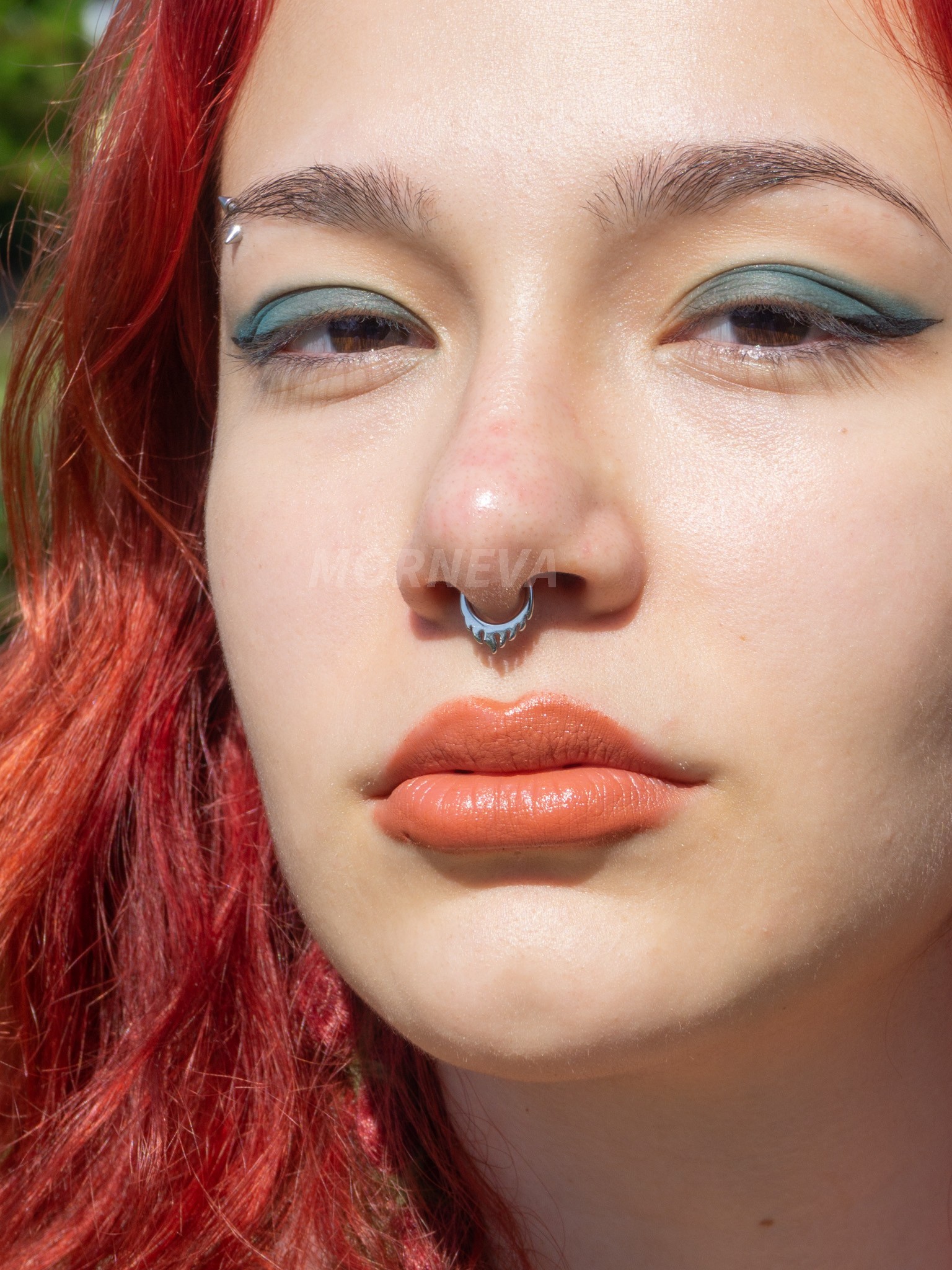 Cerrahi Çelik Ateş Sarkıtı Kilitli Halka Daith Septum Burun Piercingi