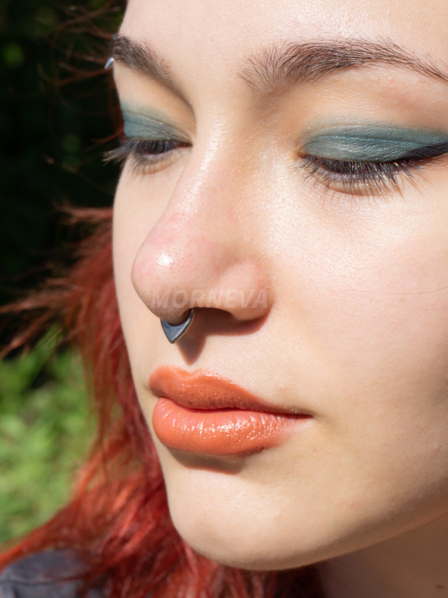 Titanyum Üçgen Kilitli Halka Daith Septum Piercingi