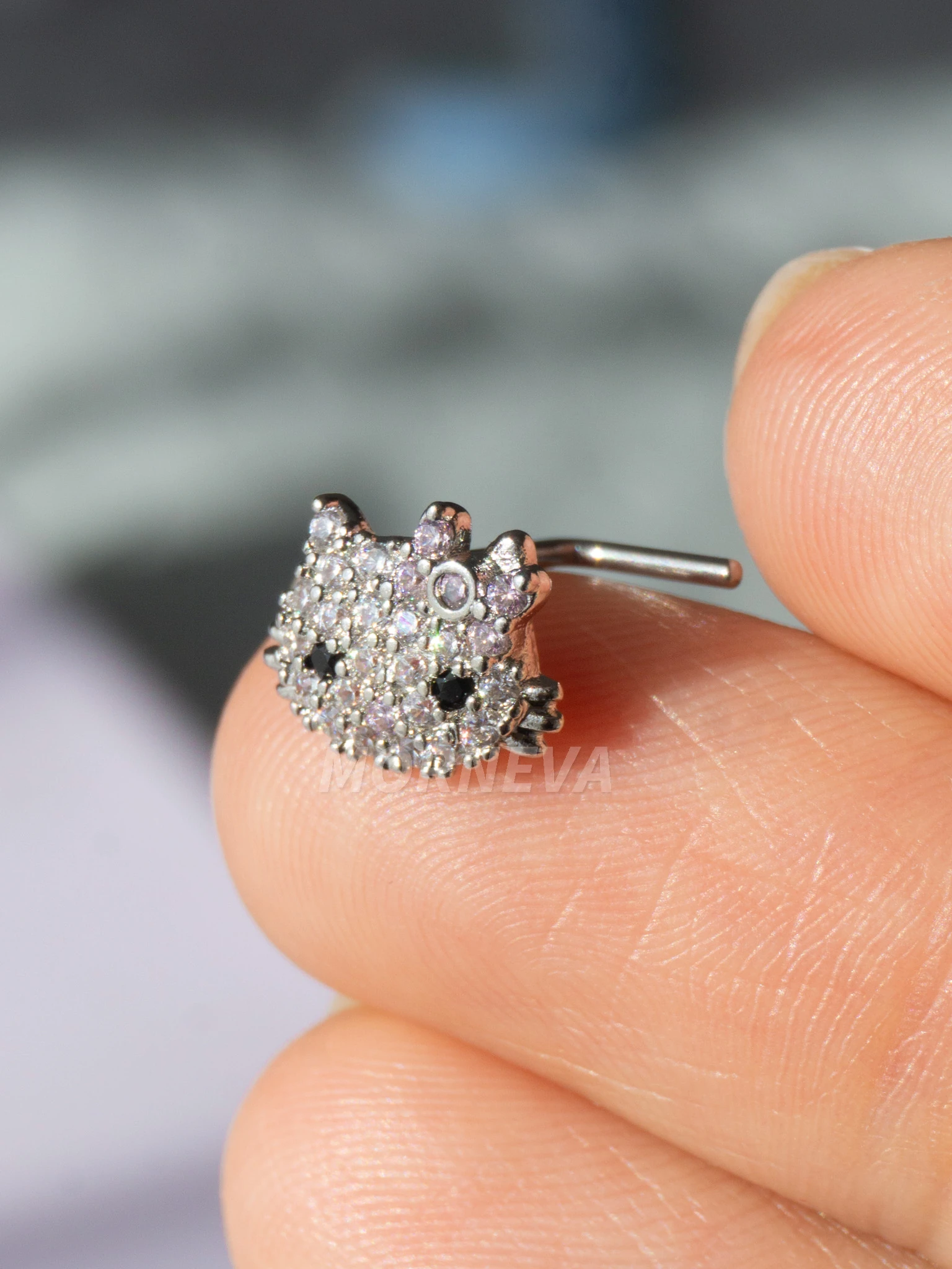 Hello Kitty Hızma Burun Piercingi (1 Adet)