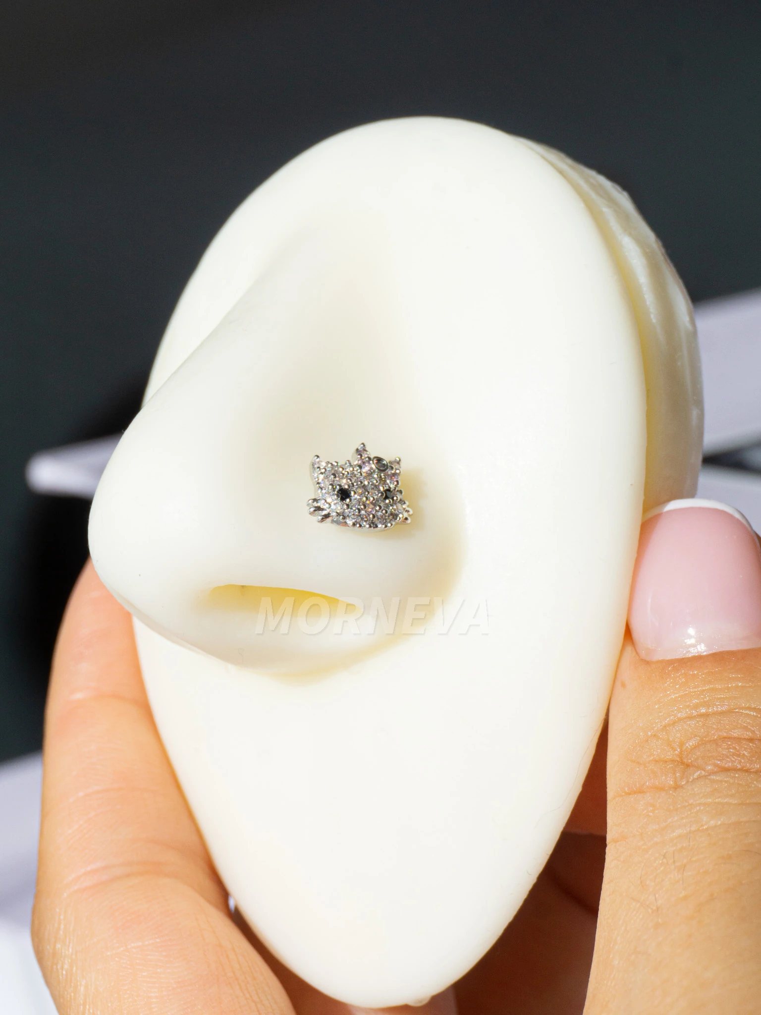 Hello Kitty Hızma Burun Piercingi (1 Adet)