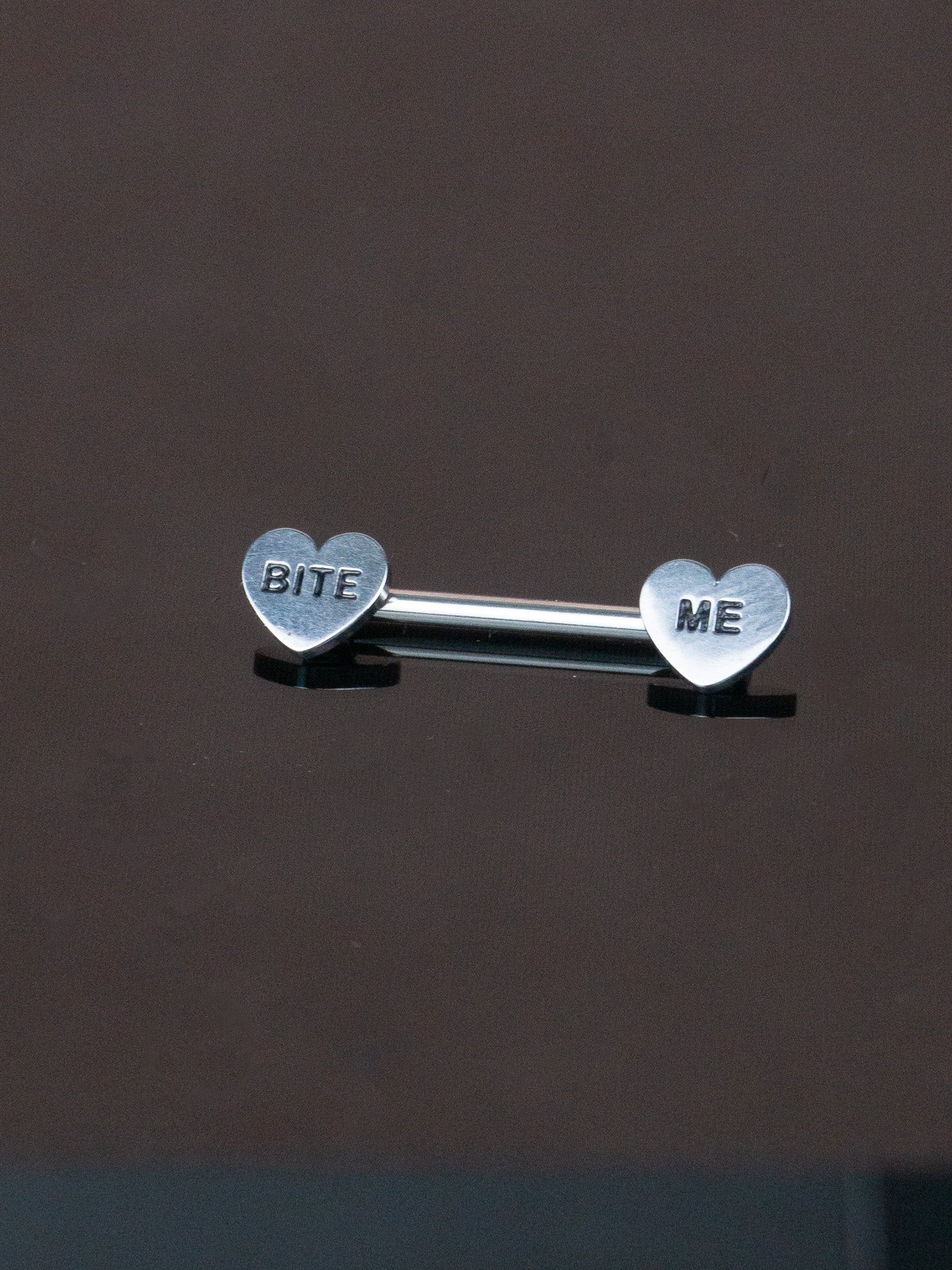 Bite Çelik Meme Ucu Nipple Piercingi 1.6mm Bar 1 Adet