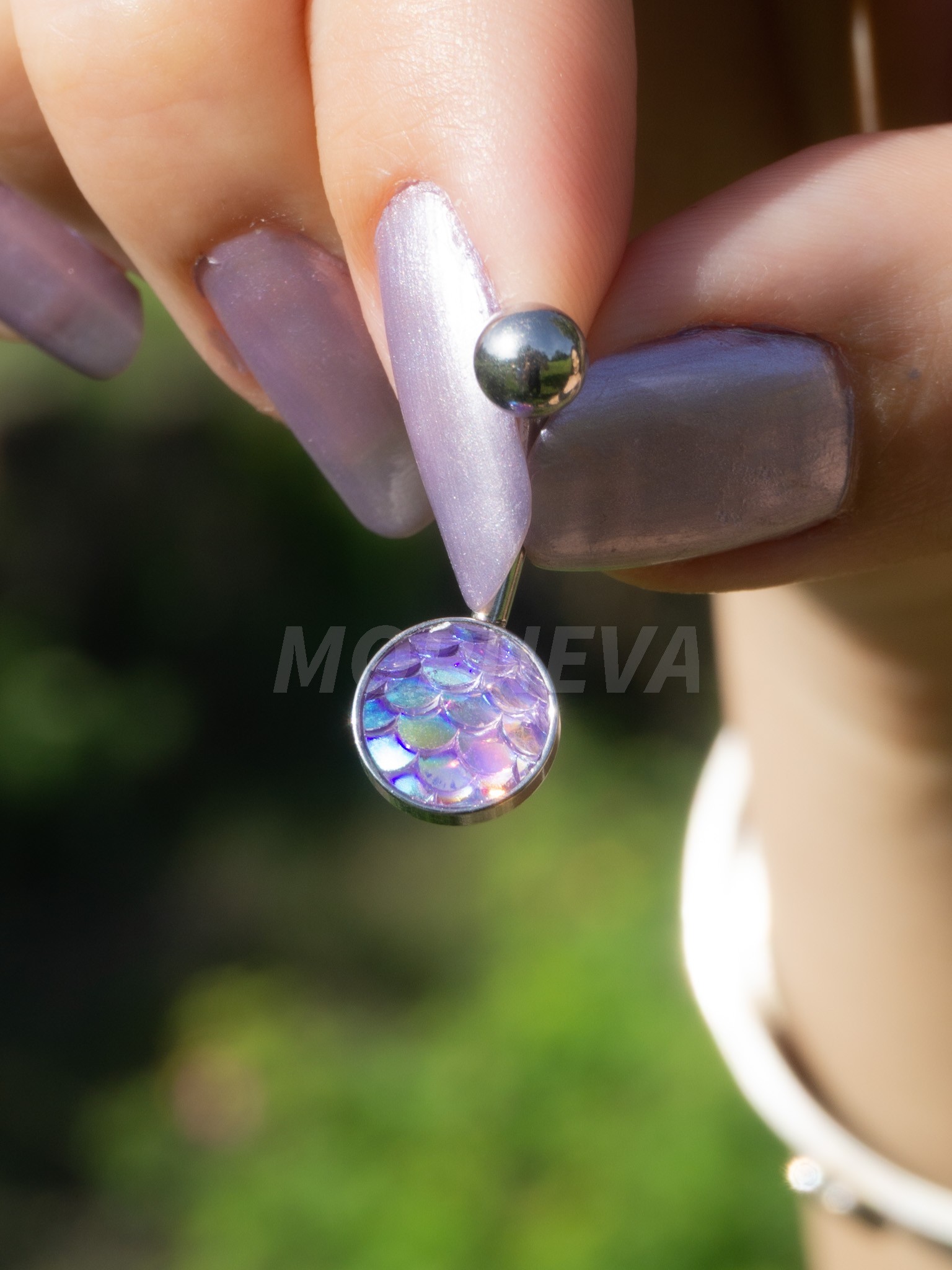 Deniz Kızı Çelik Göbek Piercing