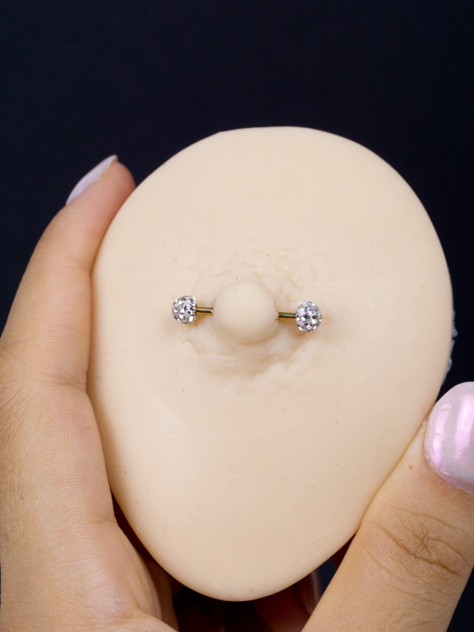 Şambala Bar Meme Ucu Nipple Piercing