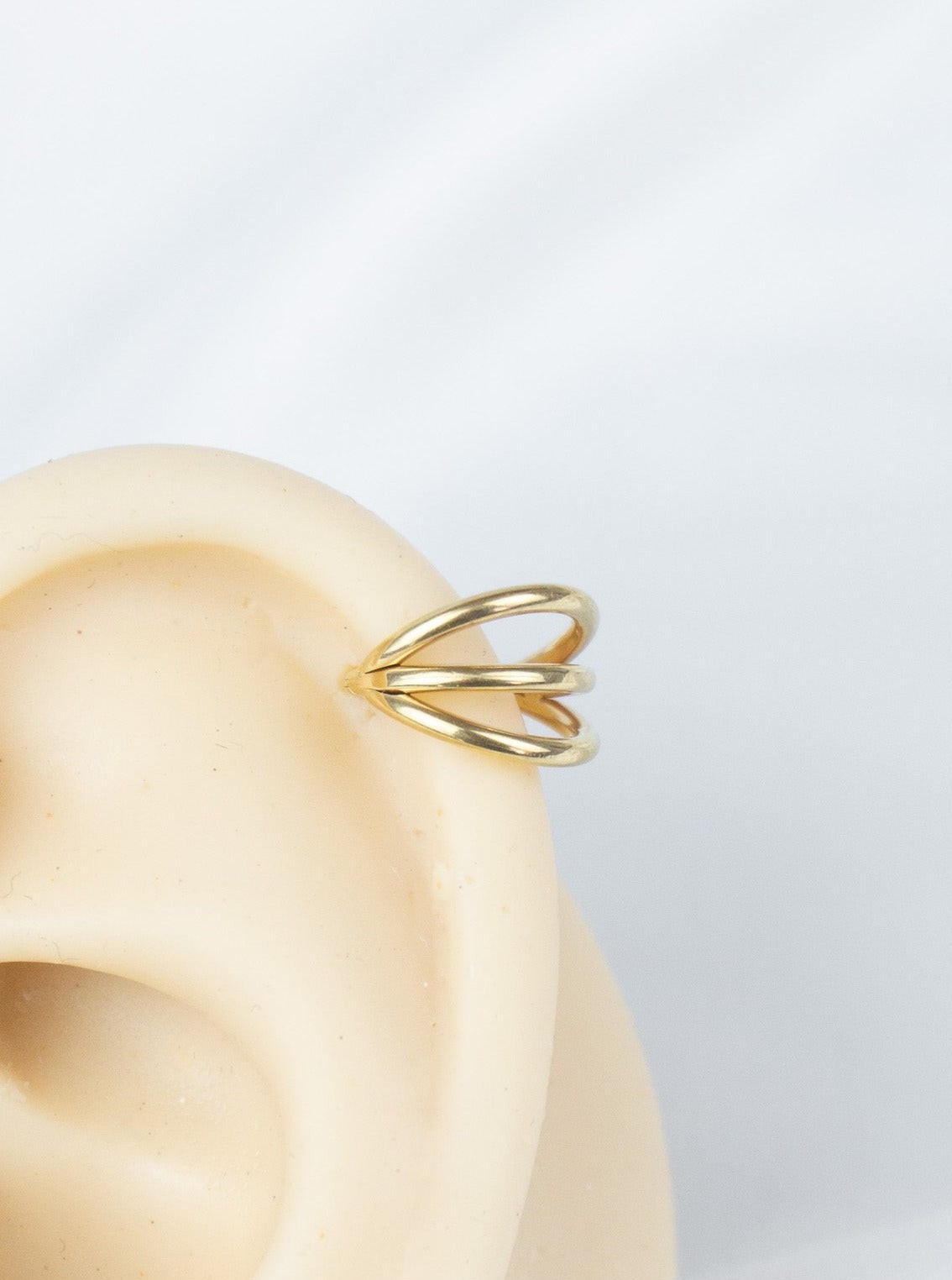 3lü Ayrık Sıra Kilitli Çelik Helix Daith Halka