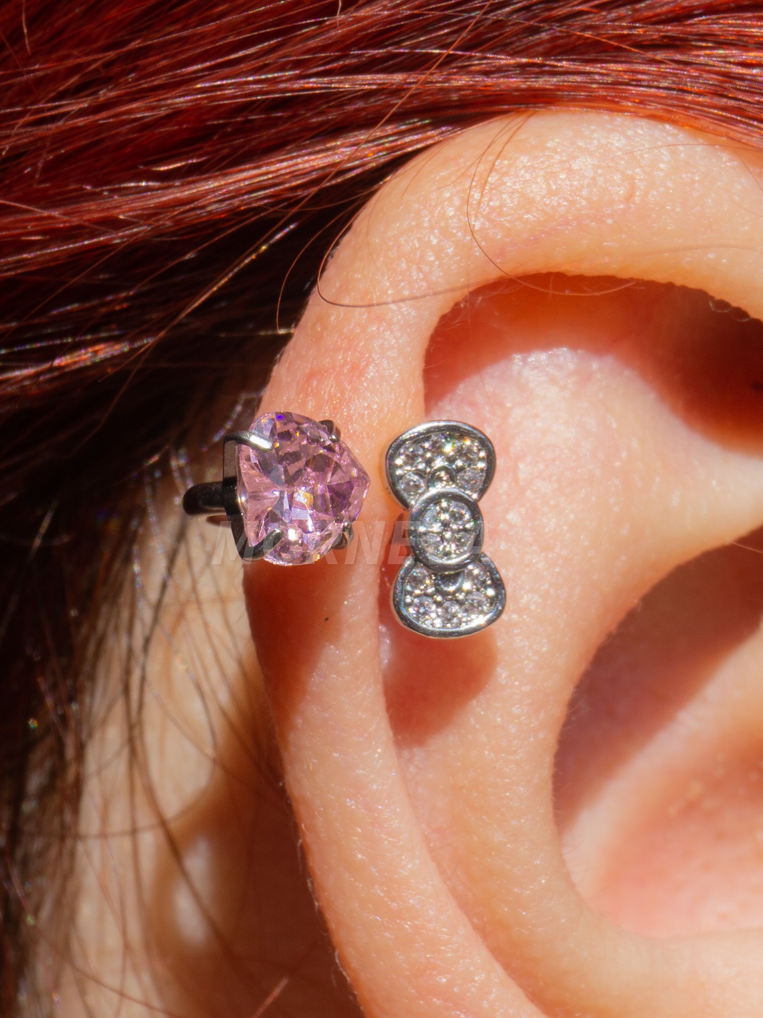 Hello Kitty Çelik Helix Piercingi Küpe (1 Adet)