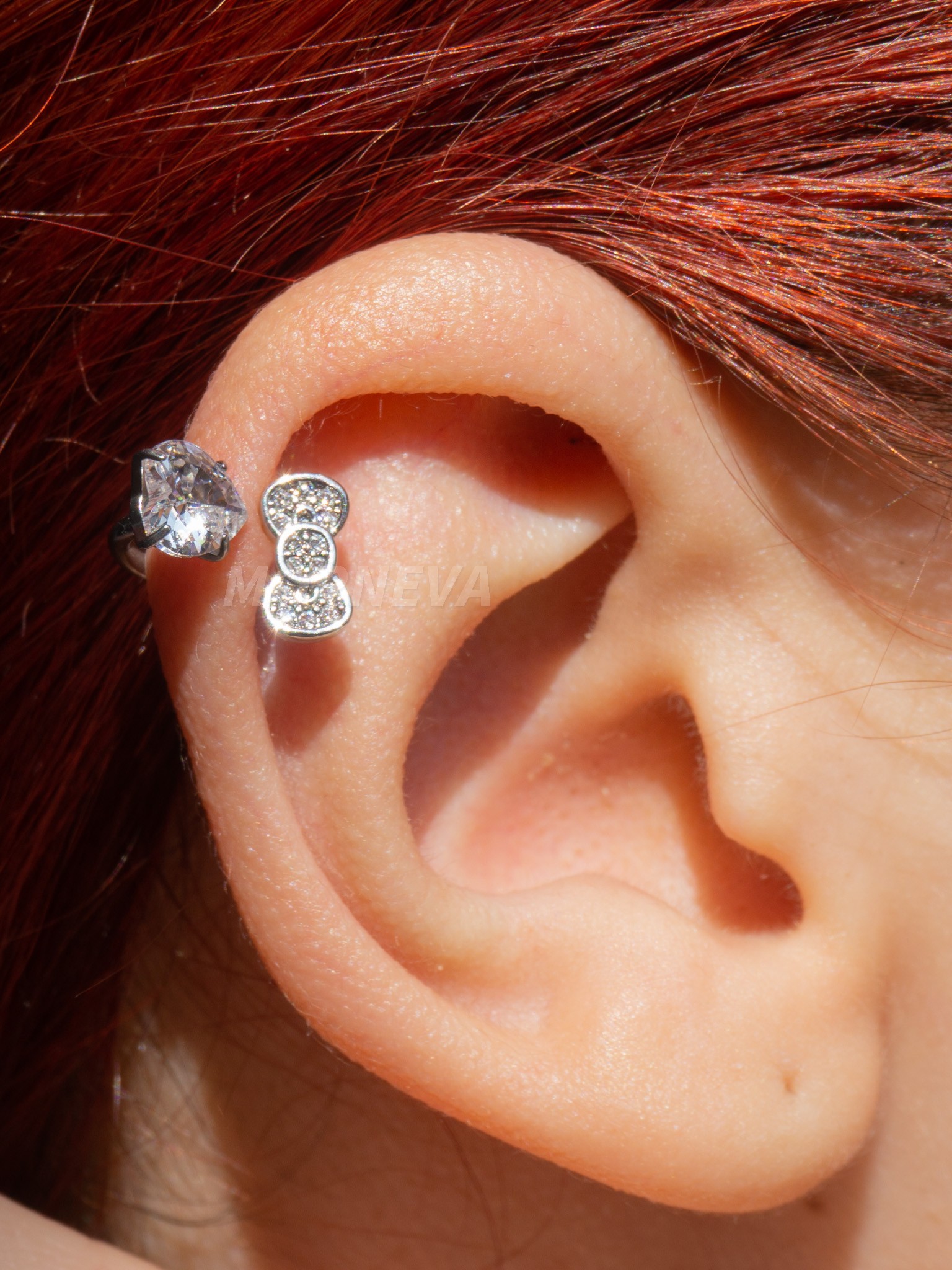Hello Kitty Çelik Helix Piercingi Küpe (1 Adet)