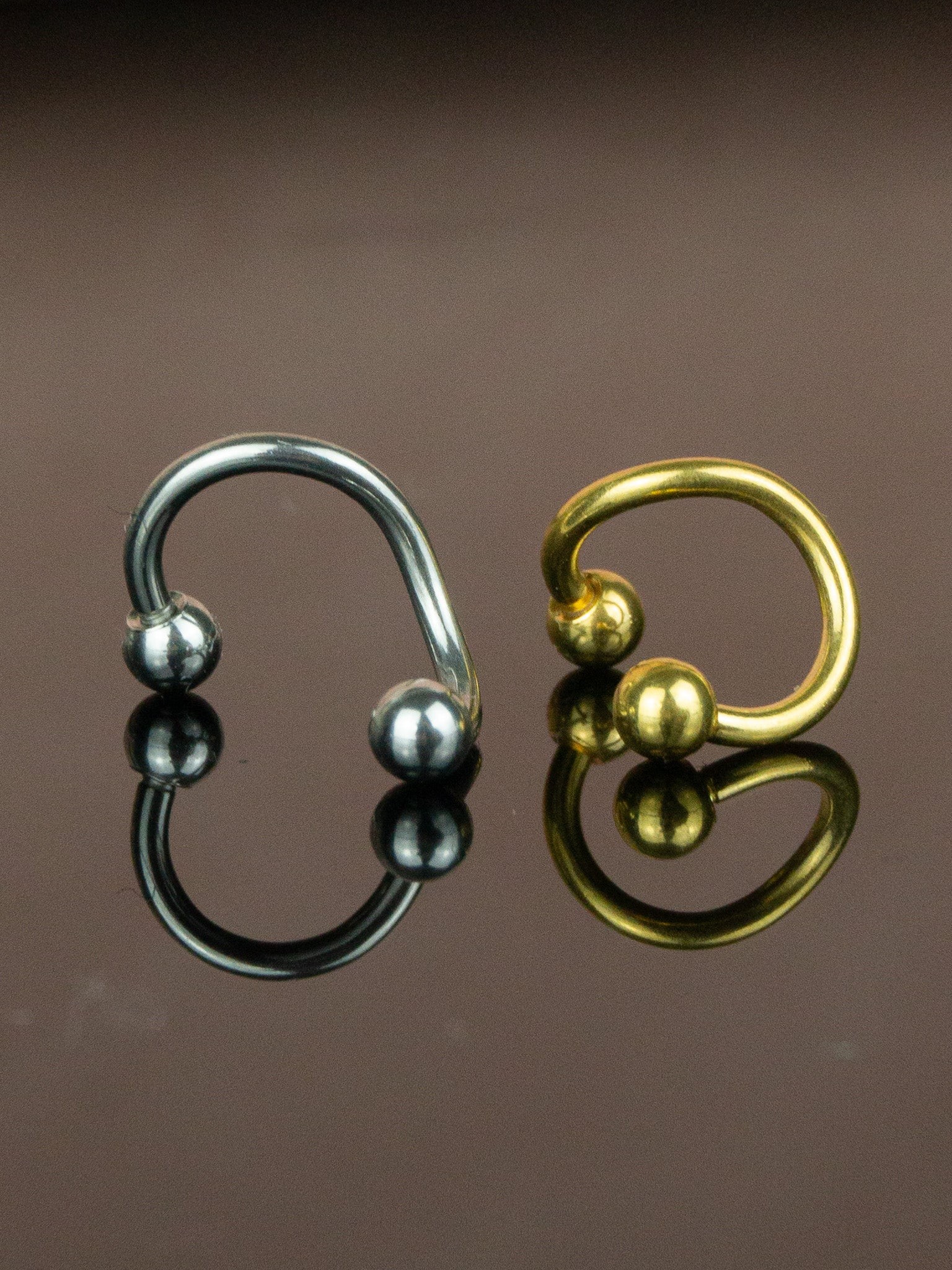 Taşsız Spiral Halka Tragus Piercing