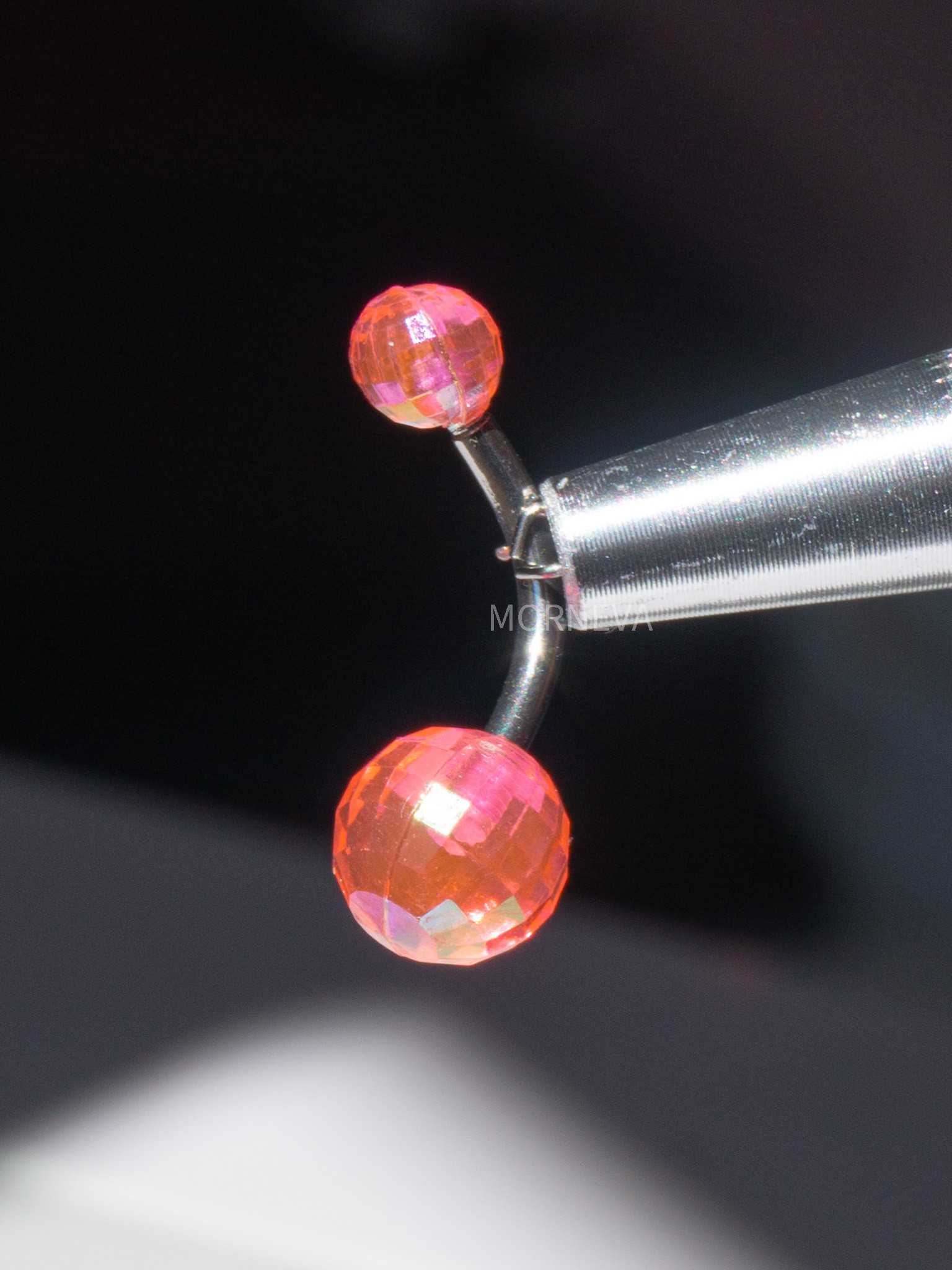 Disko Topu Göbek Belly Piercingi 