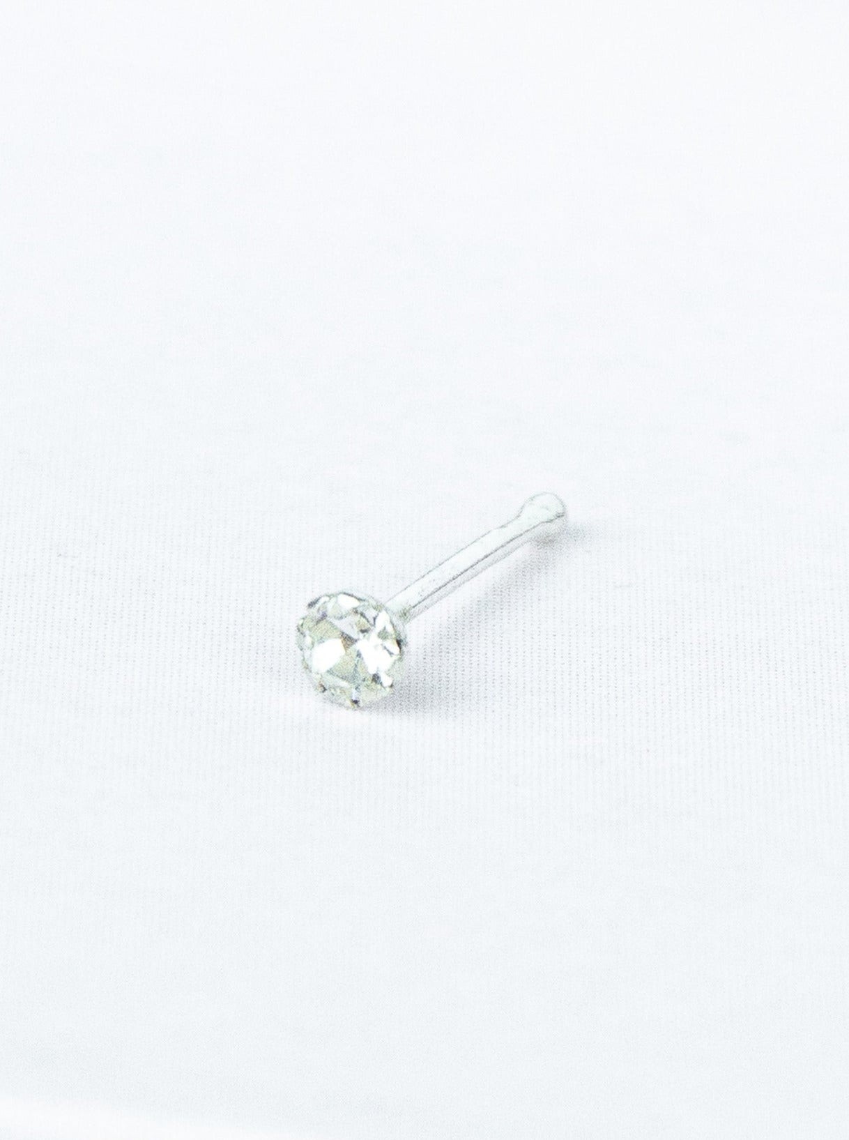 1mm Yuvarlak Taş Hızma Piercing