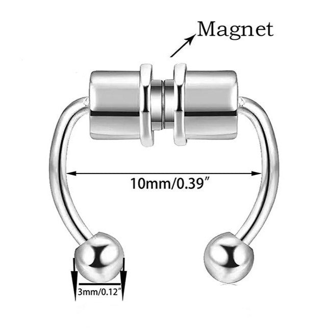 Mıknatıslı Çelik Septum Piercing