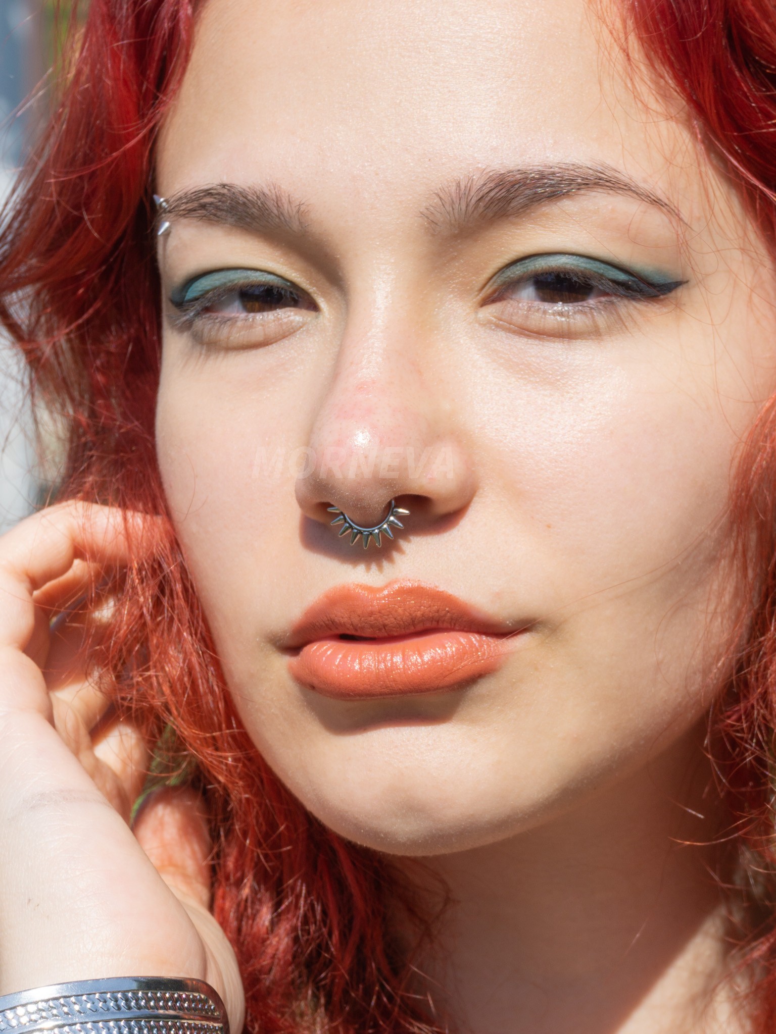 Cerrahi Çelik Çoklu Sivri Uç Spayk Kilitli Halka Daith Septum Burun Piercingi