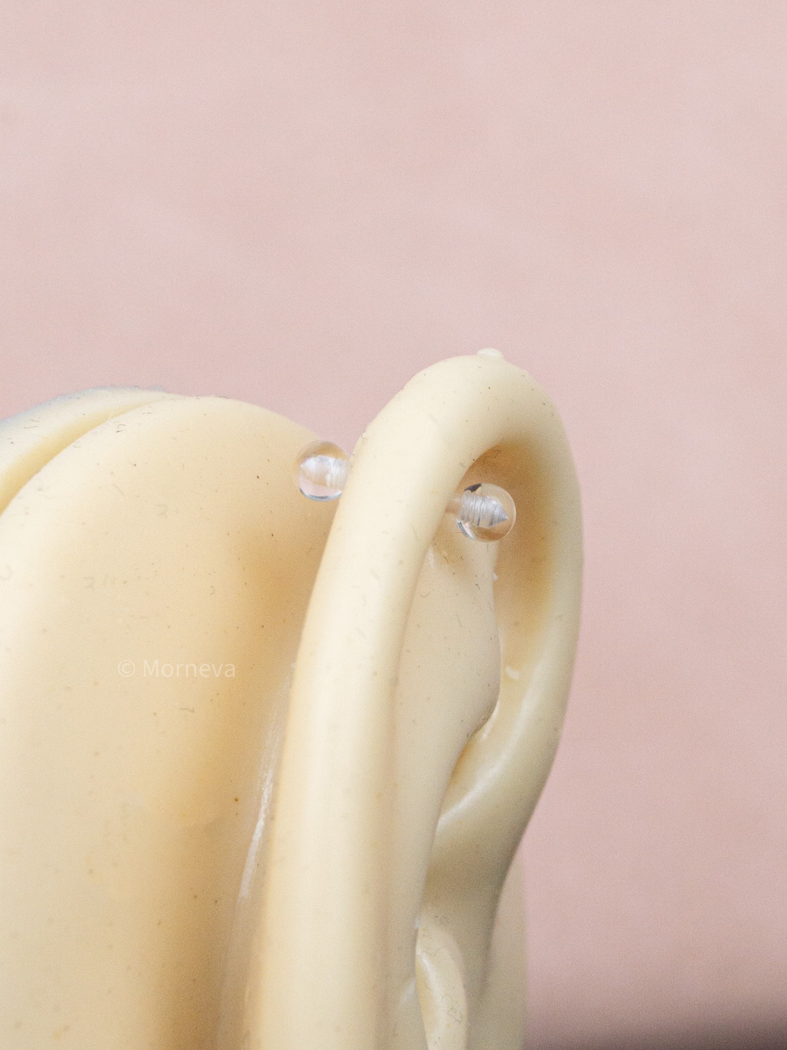 Şeffaf Taşsız Toplu Banana Piercing