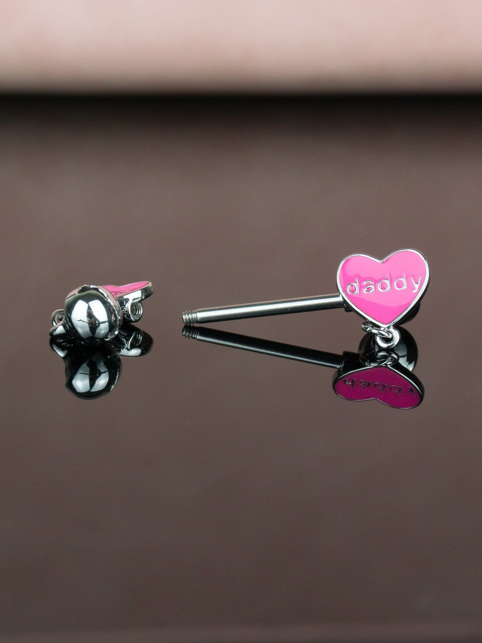 Zilli Daddy Meme Ucu Nipple Piercing 1.6mm Bar 1 Adet