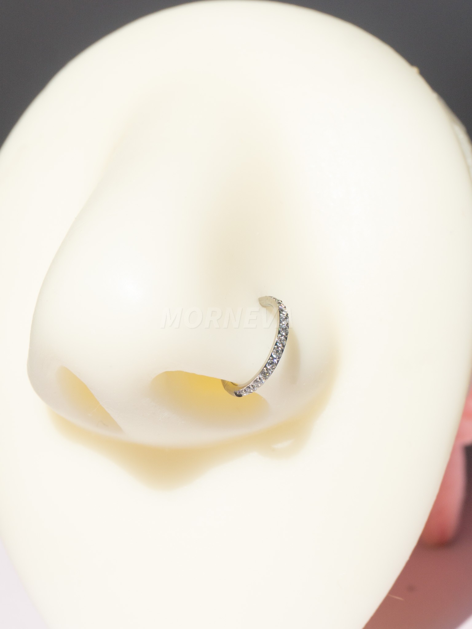 Cerrahi Çelik Taşlı Halka Helix Conch Piercingi