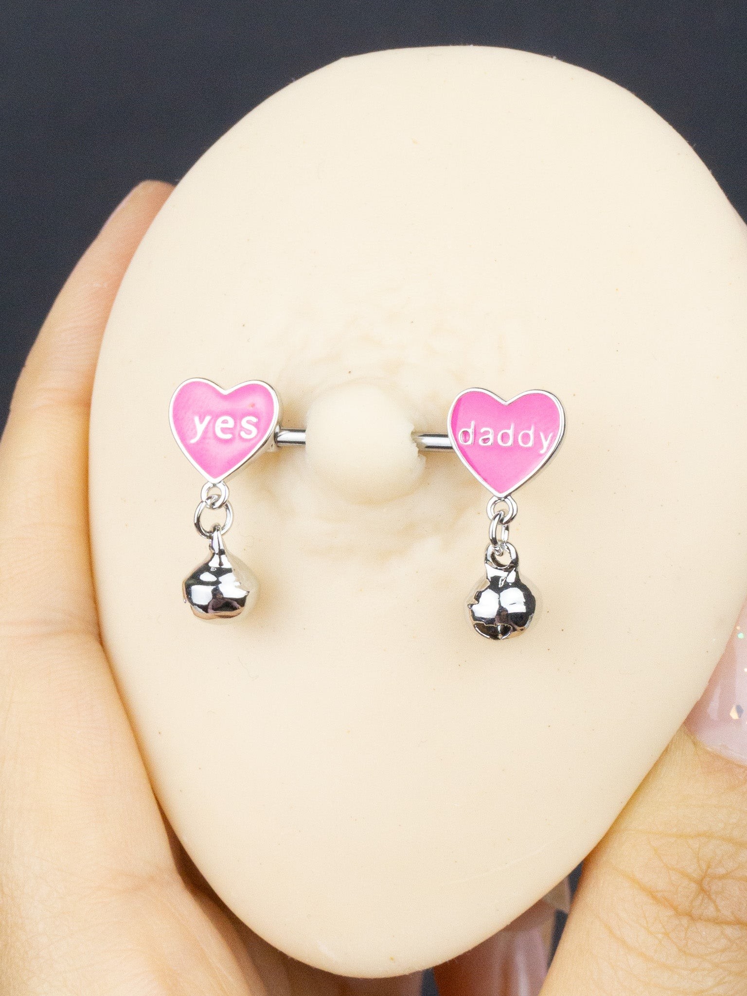Zilli Daddy Meme Ucu Nipple Piercing 1.6mm Bar 1 Adet