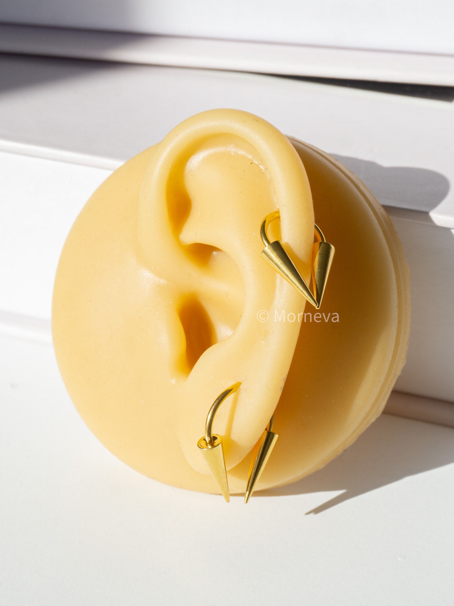 Cerrahi Çelik | Uzun Sivri Uçlu Yarım Halka Helix Septum Piercingi (1 Adet)