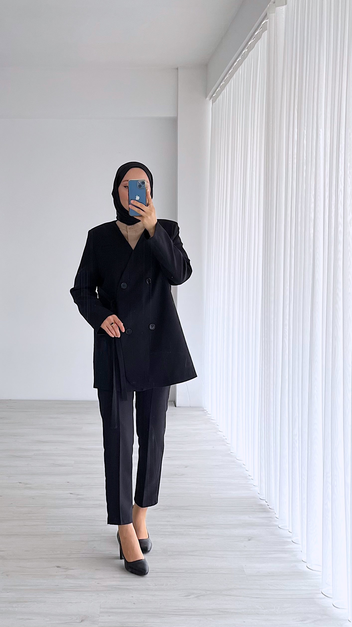 LONA YANDAN BAĞLAMALI BLAZER CEKET 