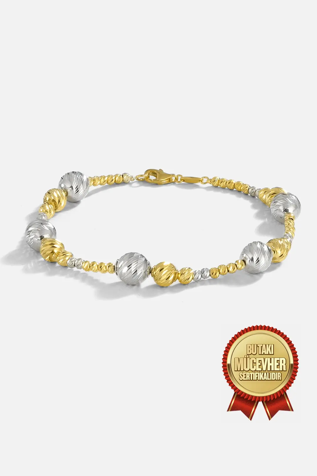 Mikron Gold Plated Silver Dorica Bracelet
