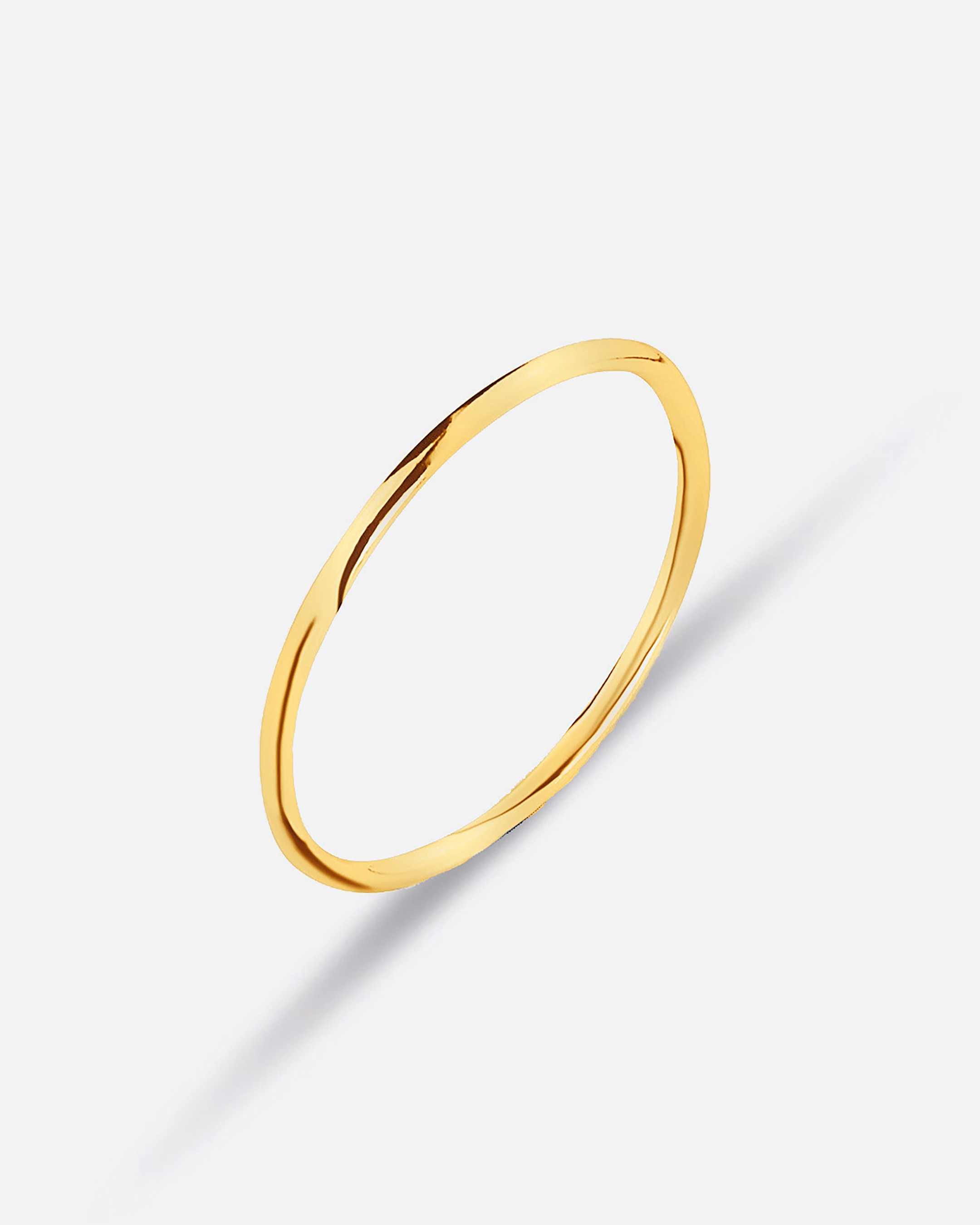 Silver Crispy Ring - Gold