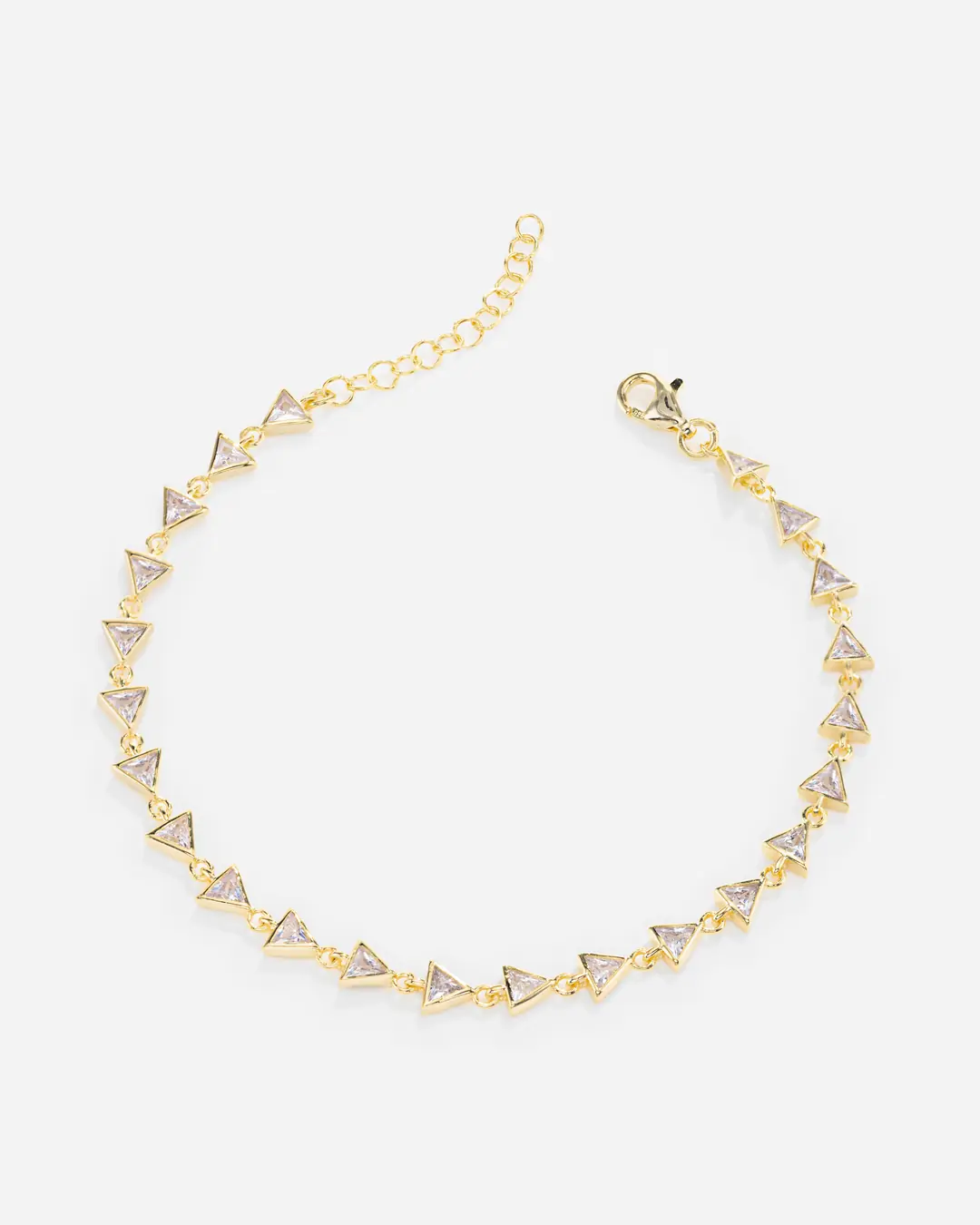 Silver Triangle Bracelet