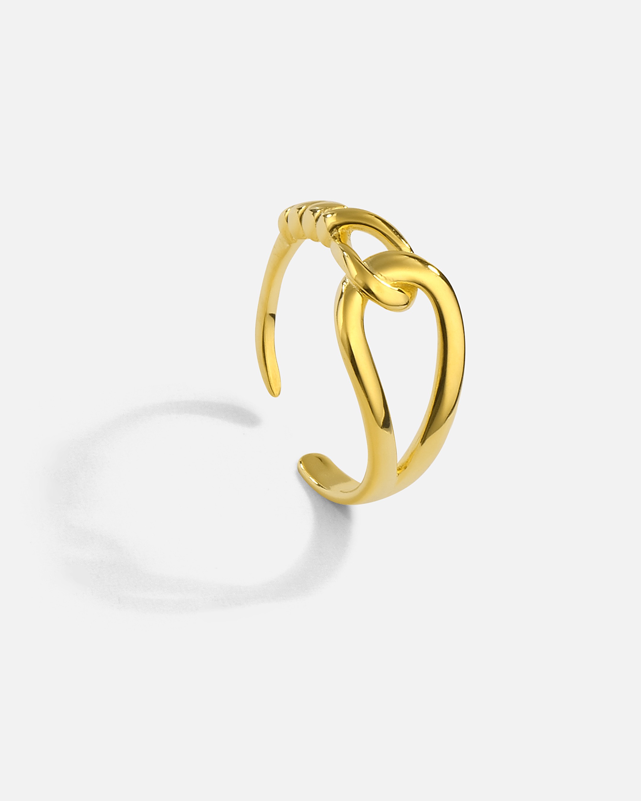 Design Silver Ring - Gold