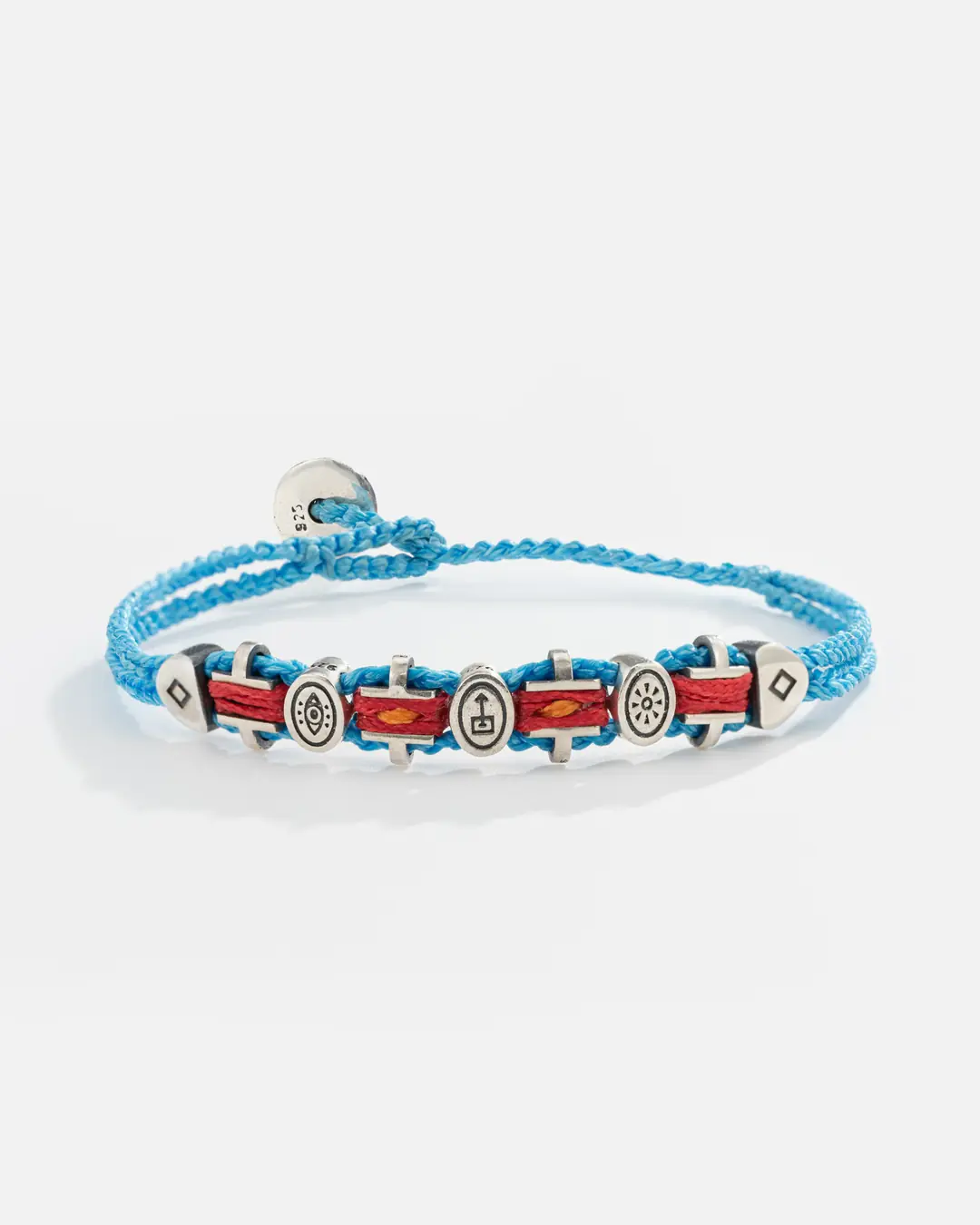 Blue Silver Şaman Bracelet