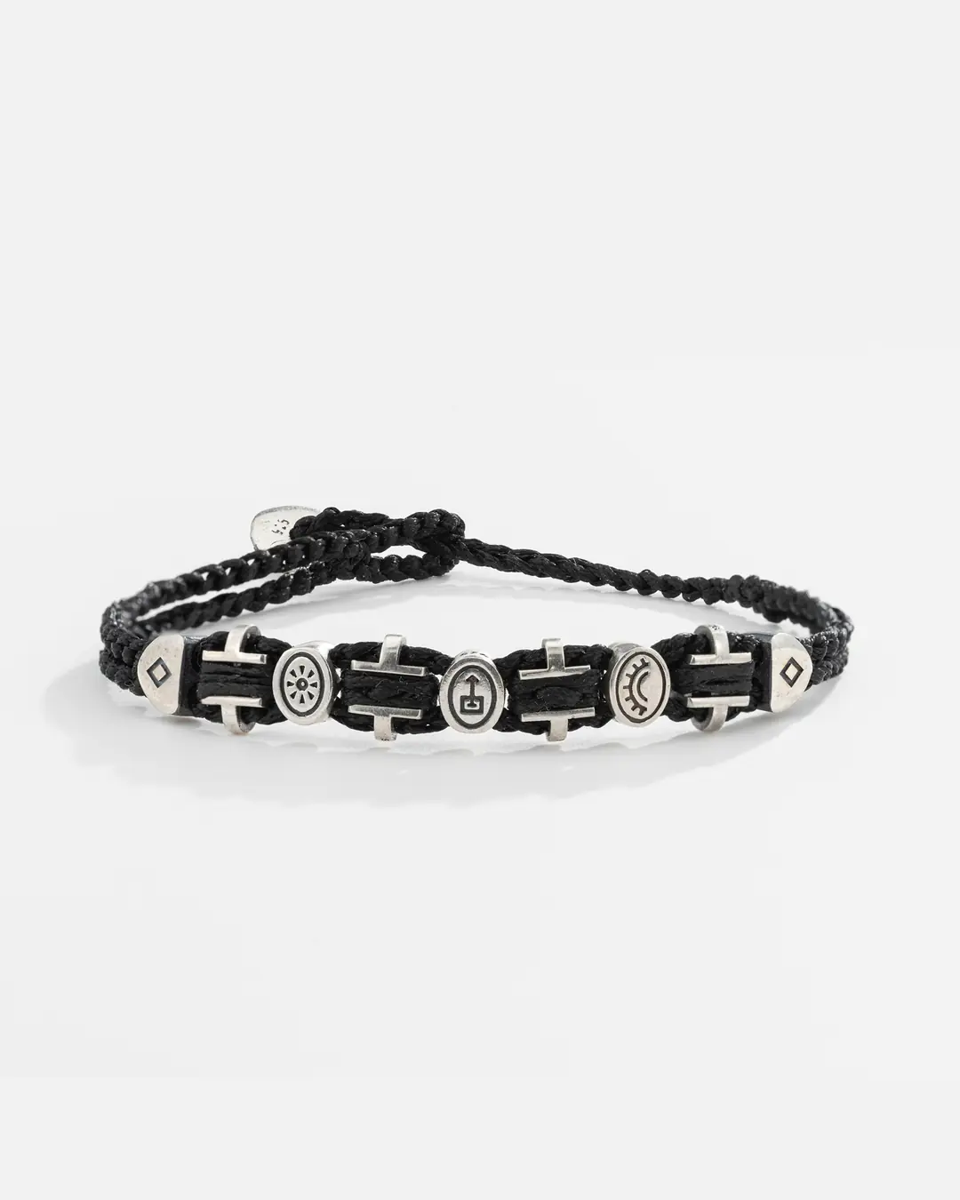 Black Silver Şaman Bracelet